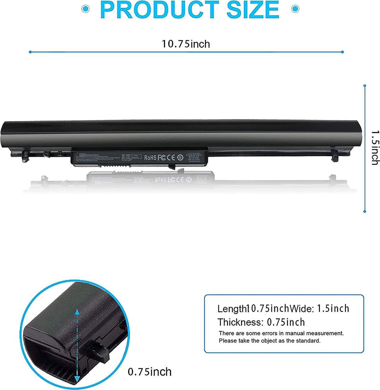 Alt view image 2 of 6 - LA03DF Battery for HP 15-F Series 776622-001 15-f272wm 15-f233wm 15-1272wm 15-f387wm 15-f222wm 15-f271wm 15-f211wm 15-f010wm 15-f215dx 15-f305dx 15-f010dx 15-f111dx 15-f162dx HSTNN-IB6R 752237-001
