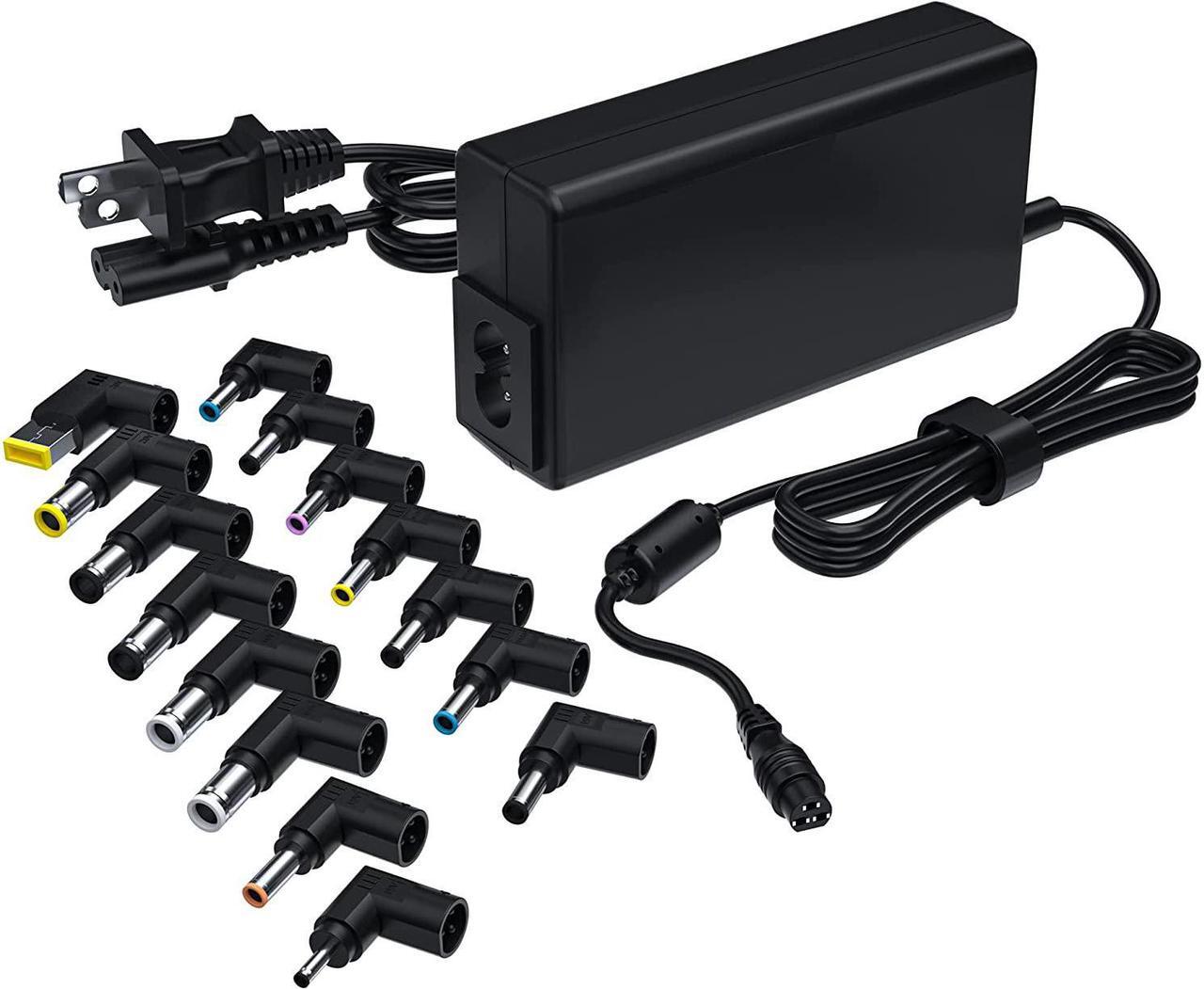 Main image of 65W 45W Universal Laptop Charger 18-20V with Multi Tips for HP ASUS Lenovo Acer Dell Samsung Toshiba Sony JBL IBM Fujitsu Gateway Notebook Ultrabook Power Adapter with 15 Tips, Extra Long Cable: 2.7M