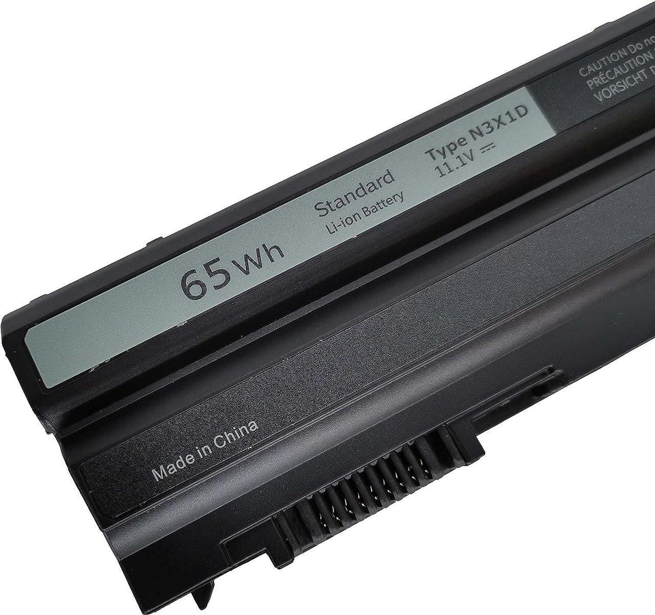 Alt view image 2 of 6 - Fully New 11.1V 65Wh Replacement N3X1D Laptop Battery Compatible with Dell Latitude E6540 E6440 E5530 E5430 E6520 E6420 Precision N3X1D M2800