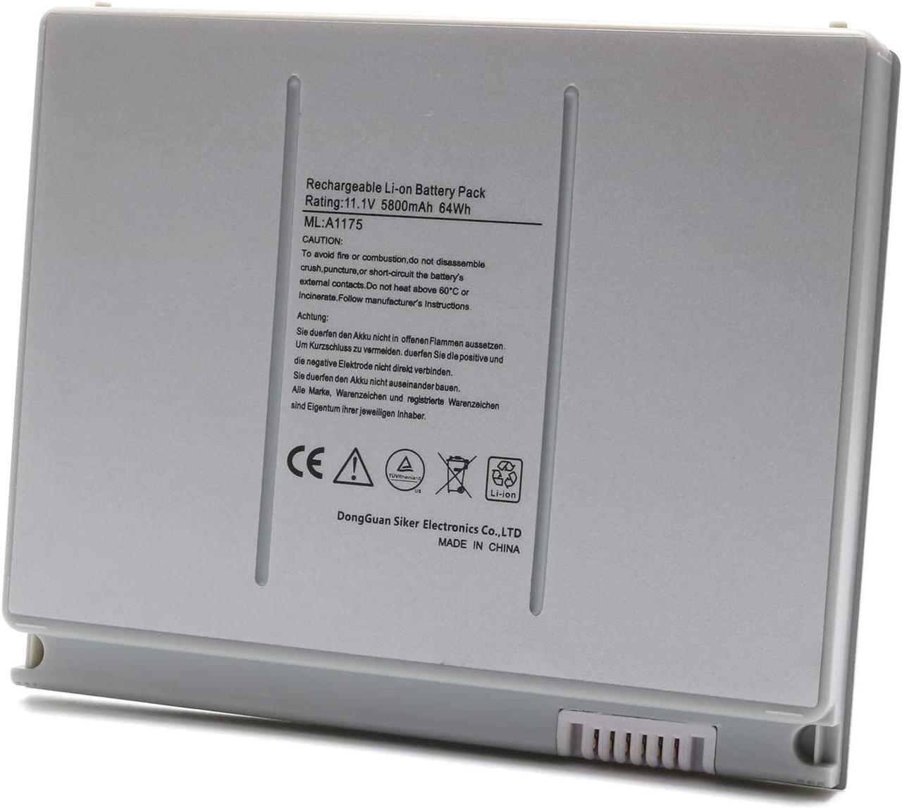 Alt view image 3 of 4 - A1175 A1260 Laptop Battery for MacBook Pro 15 inch A1150 A1211 A1226 Compatible MA348G / A MA466LLA MA348J / A MB134XA MA463 MA464