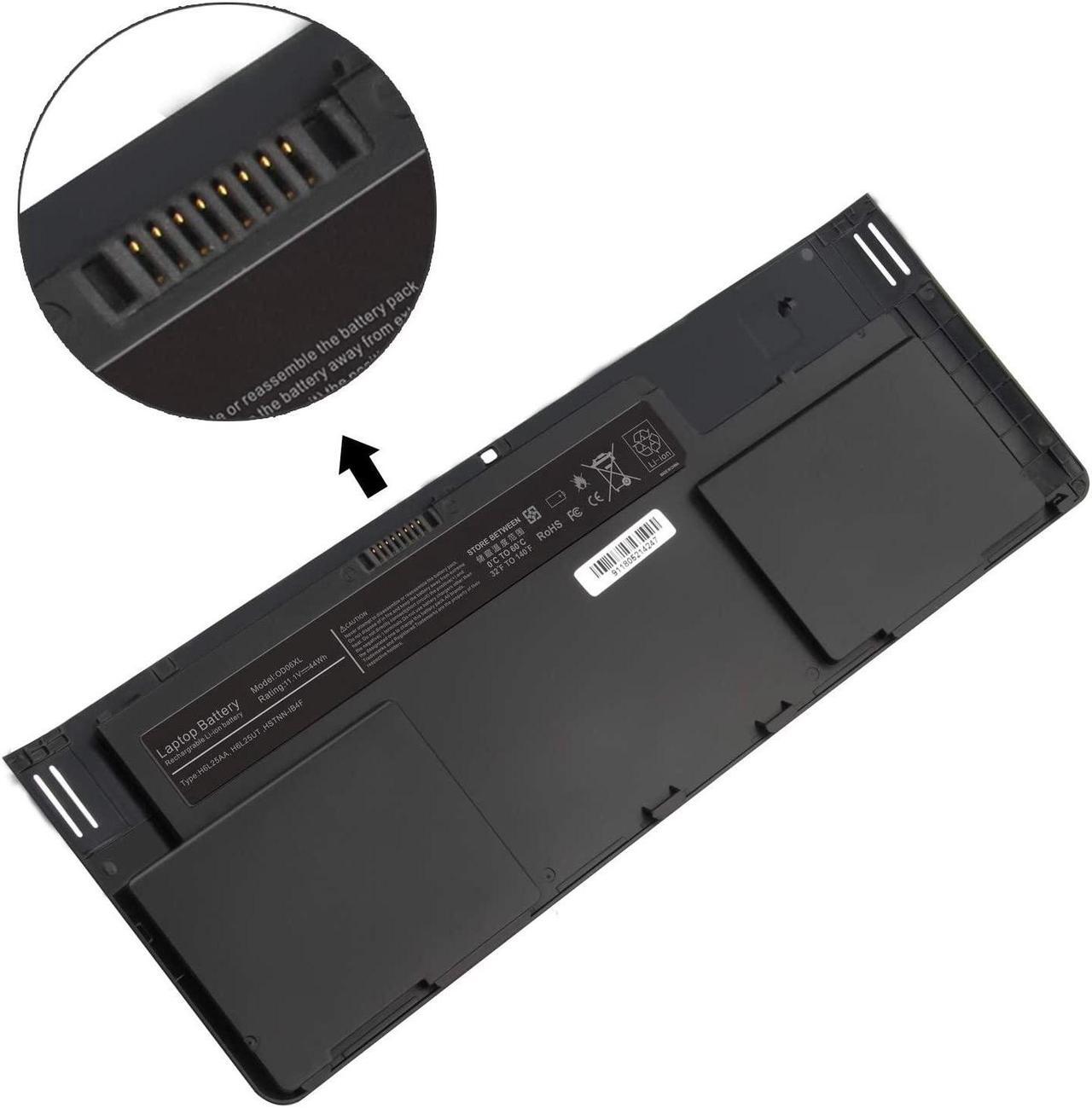 Alt view image 6 of 7 - ASUNCELL 44Wh OD06XL Battery for HP EliteBook Revolve 810 Tablet Series EliteBook Revolve 810 G1 Tablet, 11.1V 4-Cell