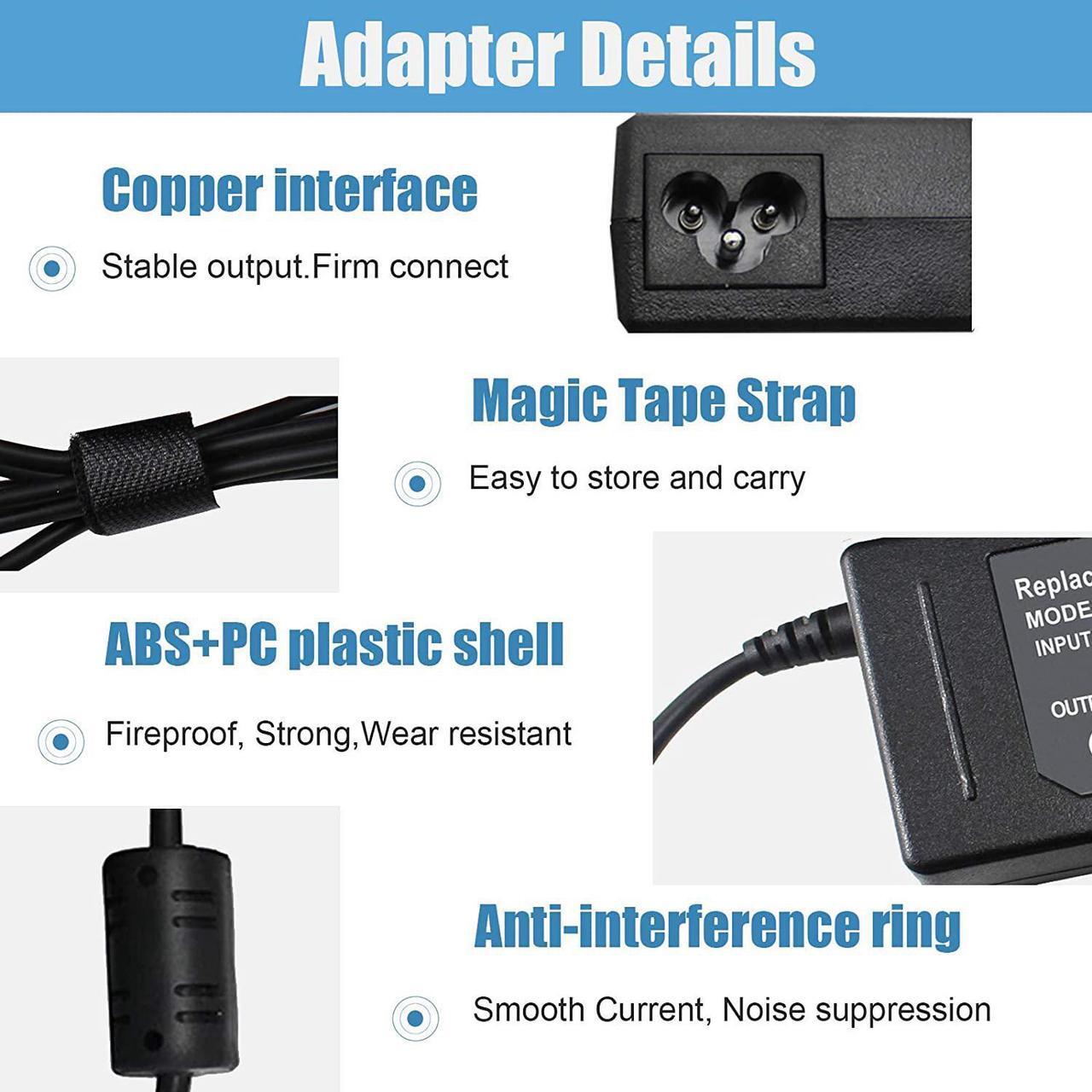 Alt view image 4 of 7 - Feppery 90W AC Adapter Laptop Charger Compatible for HP Elitebook 8460p 8470p 8440p 8560p 8760p 8460w 8470w 8570w 8770w Probook 4530s 4540s 4440s 6560b 6470b 6570b Laptop Notebook Power Supply Cord
