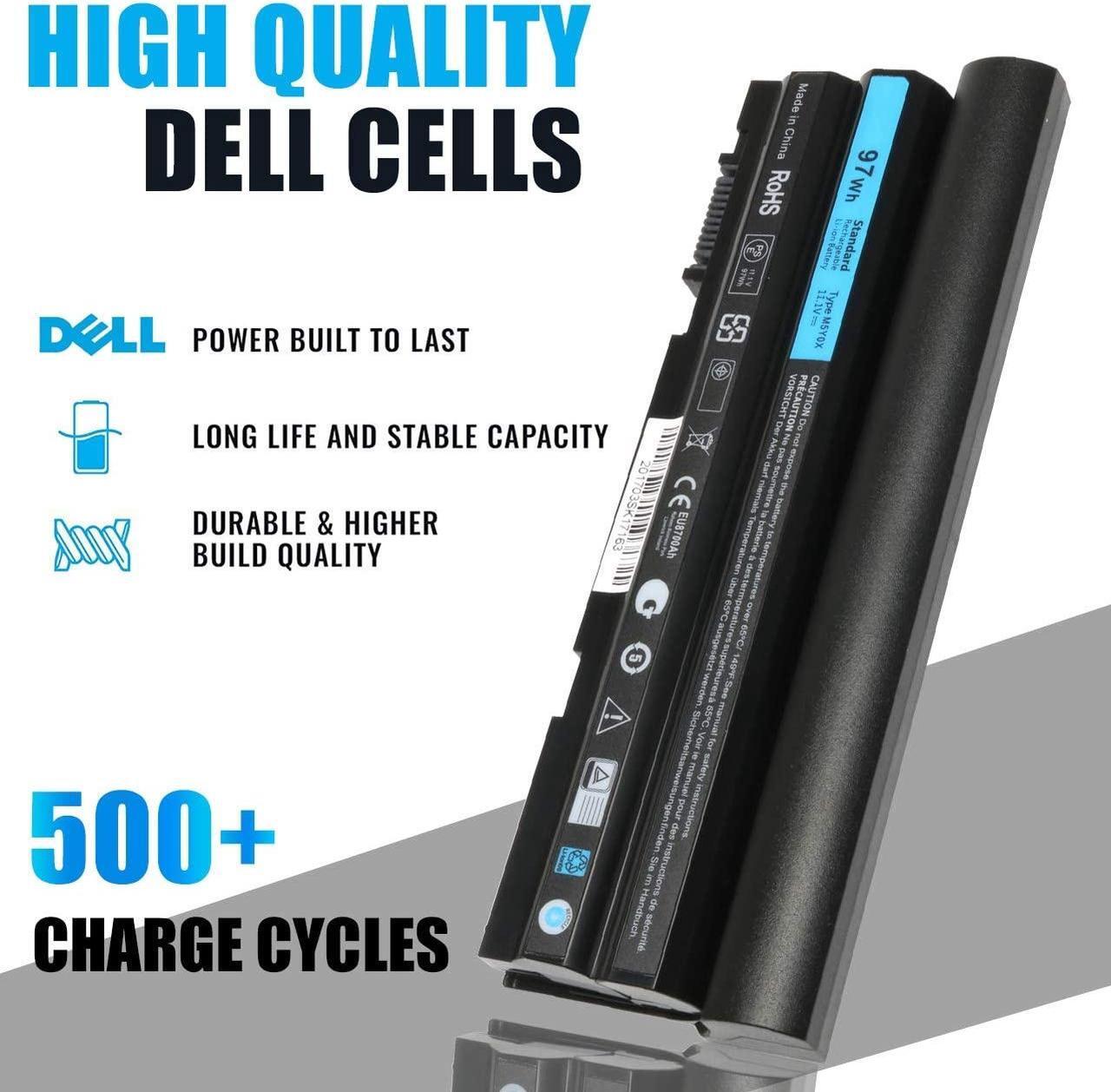 Alt view image 2 of 7 - 97Wh T54FJ New Laptop Battery for Dell Latitude E6420 E6430 E6440 E6540 E5530 E5520 E5420 E5430,Compatible P/N:312-1163 312-1242 M5Y0X HCJWT KJ321 NHXVW PRRRF T54F3 T54FJ X57F1