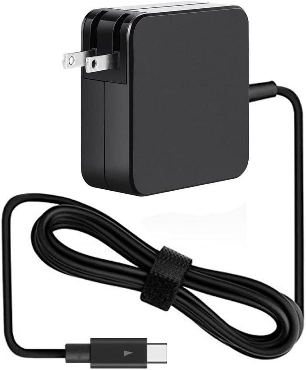 65W USB C AC Adapter Charger for with ThinkPad X1 Tablet T480 T480S T580 T580s T570 E580 E585 E480 L380 L480 L580 Yoga 370 730 730-13IKB X270 X280 X380 65W Type C Power Supply Adapterr Cord