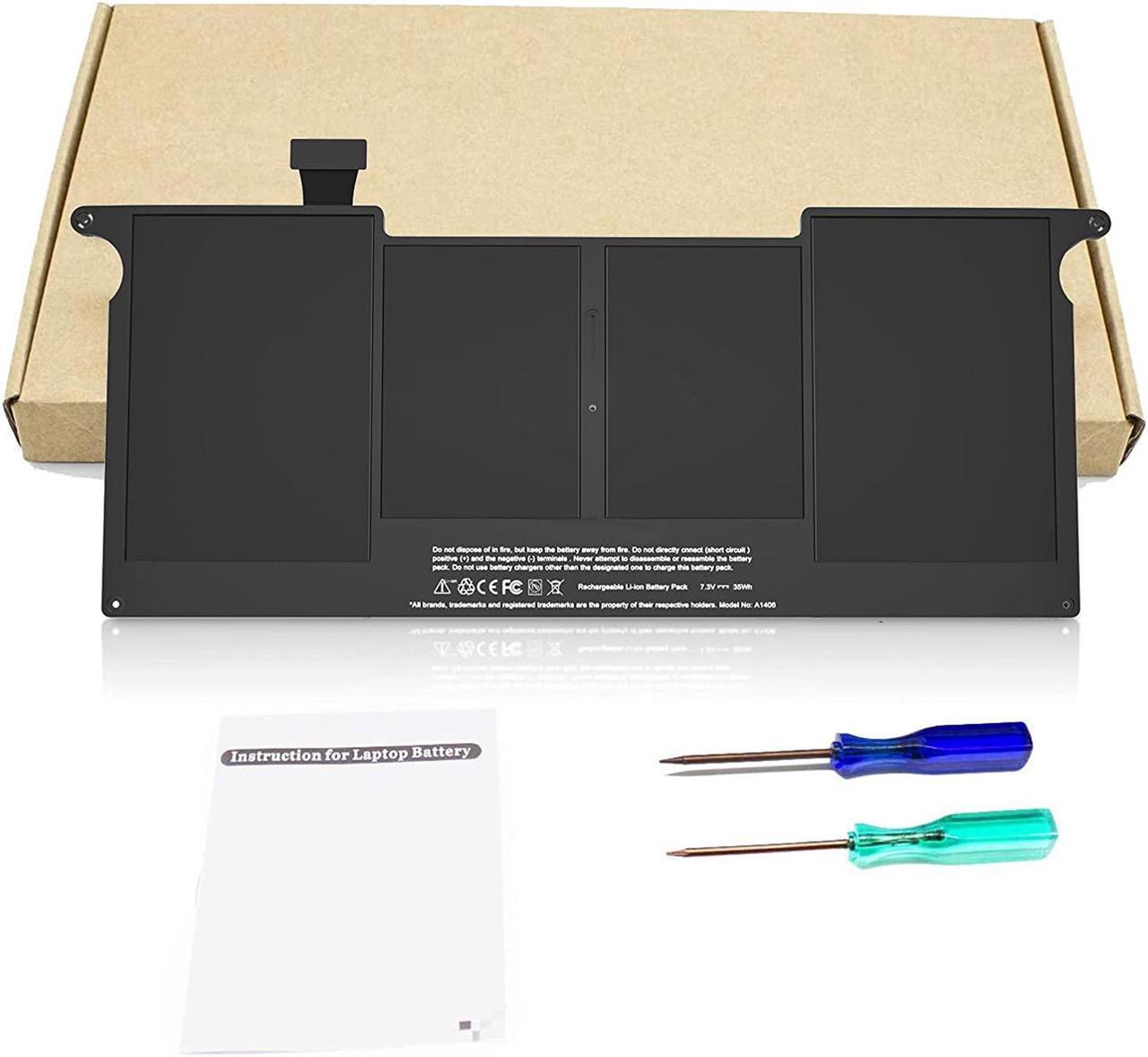 Alt view image 6 of 7 - A1465 Battery, A1406 A1370 A1495 Replacement Battery for Laptop MacBook Air 11 inch (Mid 2011 2012 2013 Early 2014 2015 Version) - High Performation [39Wh/7.6V/5100mAh]