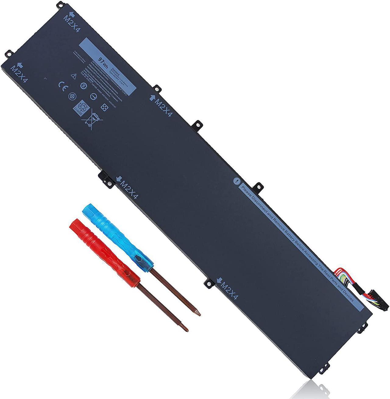 Main image of 97WH 6GTPY Battery for Dell XPS 15 9560 9570 9550 7590 P56F P56F001 P56F002 Precision 5510 5520 5530 5540 M5520 M5510 Replacement,Vostro 7500 7590,GPM03 5XJ28 05XJ28 M2X4 5D91C 451-BBYB-TM 1P6KD 4GVGH