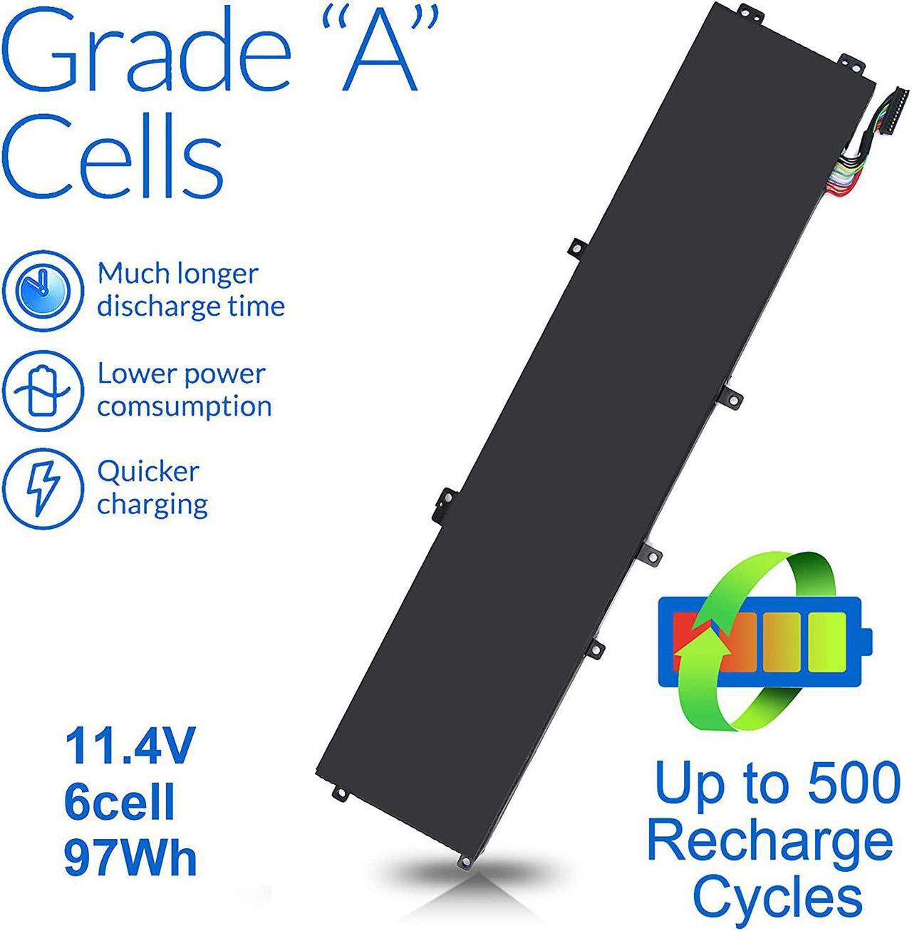 Alt view image 4 of 6 - 97WH 6GTPY Battery for Dell XPS 15 9560 9570 9550 7590 P56F P56F001 P56F002 Precision 5510 5520 5530 5540 M5520 M5510 Replacement,Vostro 7500 7590,GPM03 5XJ28 05XJ28 M2X4 5D91C 451-BBYB-TM 1P6KD 4GVGH