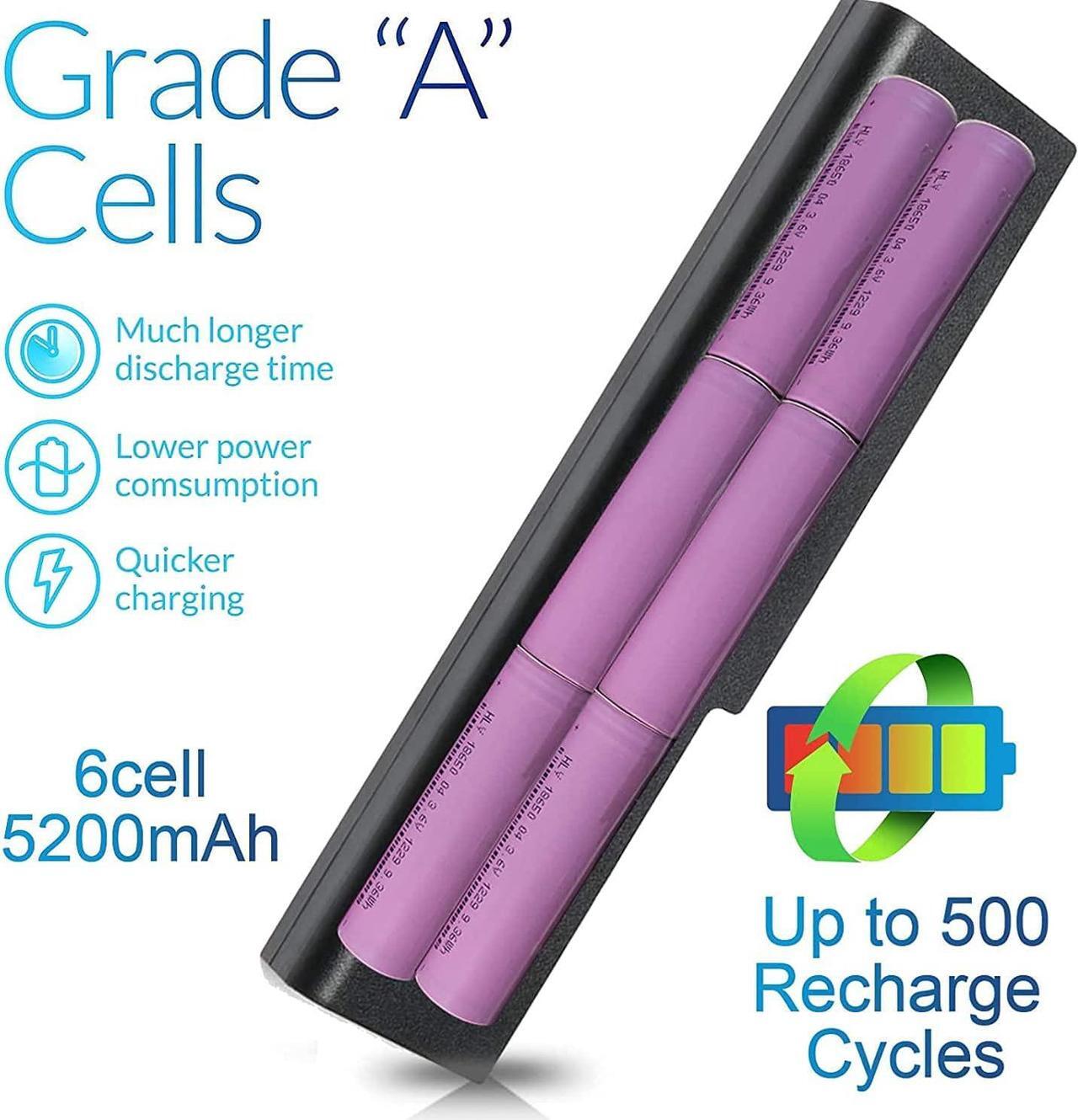 Alt view image 5 of 7 - PA3817U-1BRS Battery 10.8V 48Wh 6-Cell Li-ion Compatible with Toshiba Satellite L755 L655 PABAS228 PA3819U-1BRS C655 C675 C675D L645 L645D L655D L675 L675D L745 L755D P745 P755 P775 M645 A660 A655