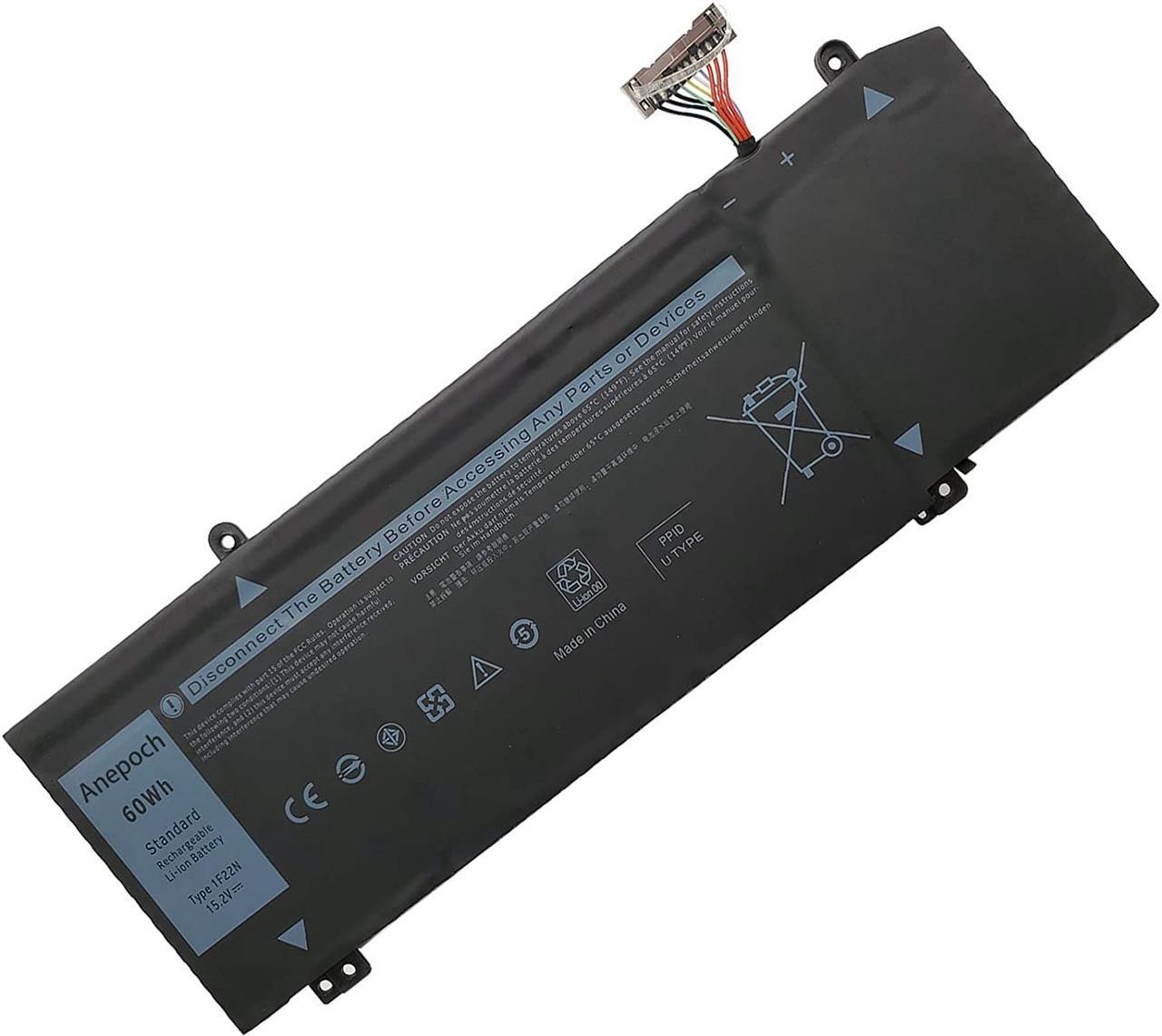 Alt view image 5 of 7 - Anepoch 1F22N Laptop Battery Replacement for Dell Alienware 2018 M15 G5 15 5590 G7 7790 7590 ALW15M-D1735R R2 R1 2019 M17 Series XRGXX HYWXJ 0HYWXJ JJPFK 8622M 15.2V 60Wh 3750mAh