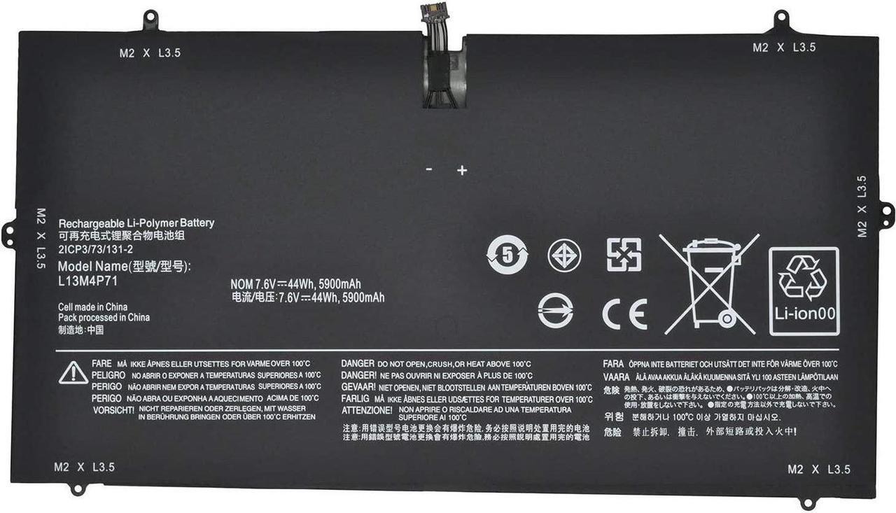 Main image of Fully L13M4P71 Replacement Laptop Battery Compatible with Lenovo Yoga 3 Pro 1370 Series - 7.6V 44Wh/5790mAh