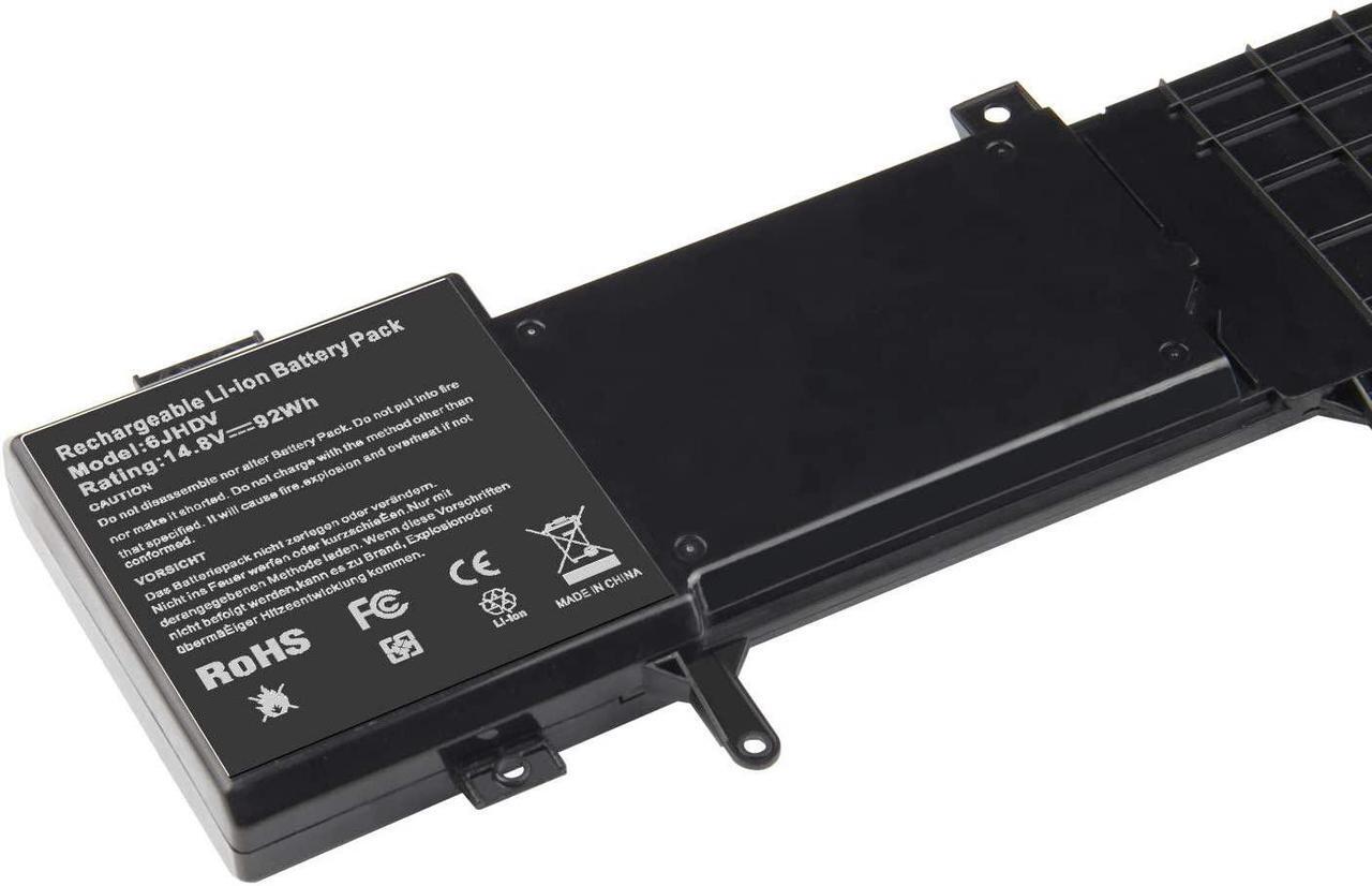 Alt view image 5 of 7 - Fancy Buying 8-Cell 92WH 6JHDV Notebook Battery for Dell Alienware 17 R3 P43F002 R2 P43F001 ALW17ED-1728 2728 3728 3828 4718 4738 AW17R3-3758SLV 7092SLV 4175SLV 8342SLV 1675SLV 6JHCY 5046J YKWXX