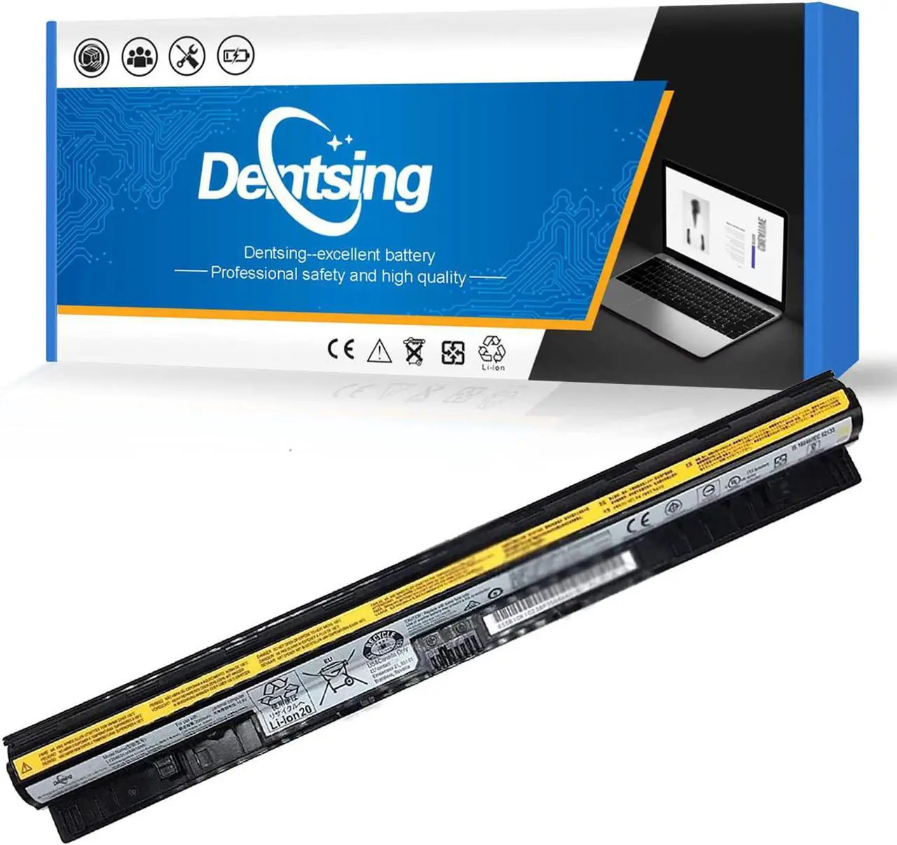 Main image of Dentsing L12L4E01 L12S4E01 14.4V 41Wh 2900mAh Laptop Battery for Lenovo G400S G405S G410S G500S G505S G510S L12M4E01