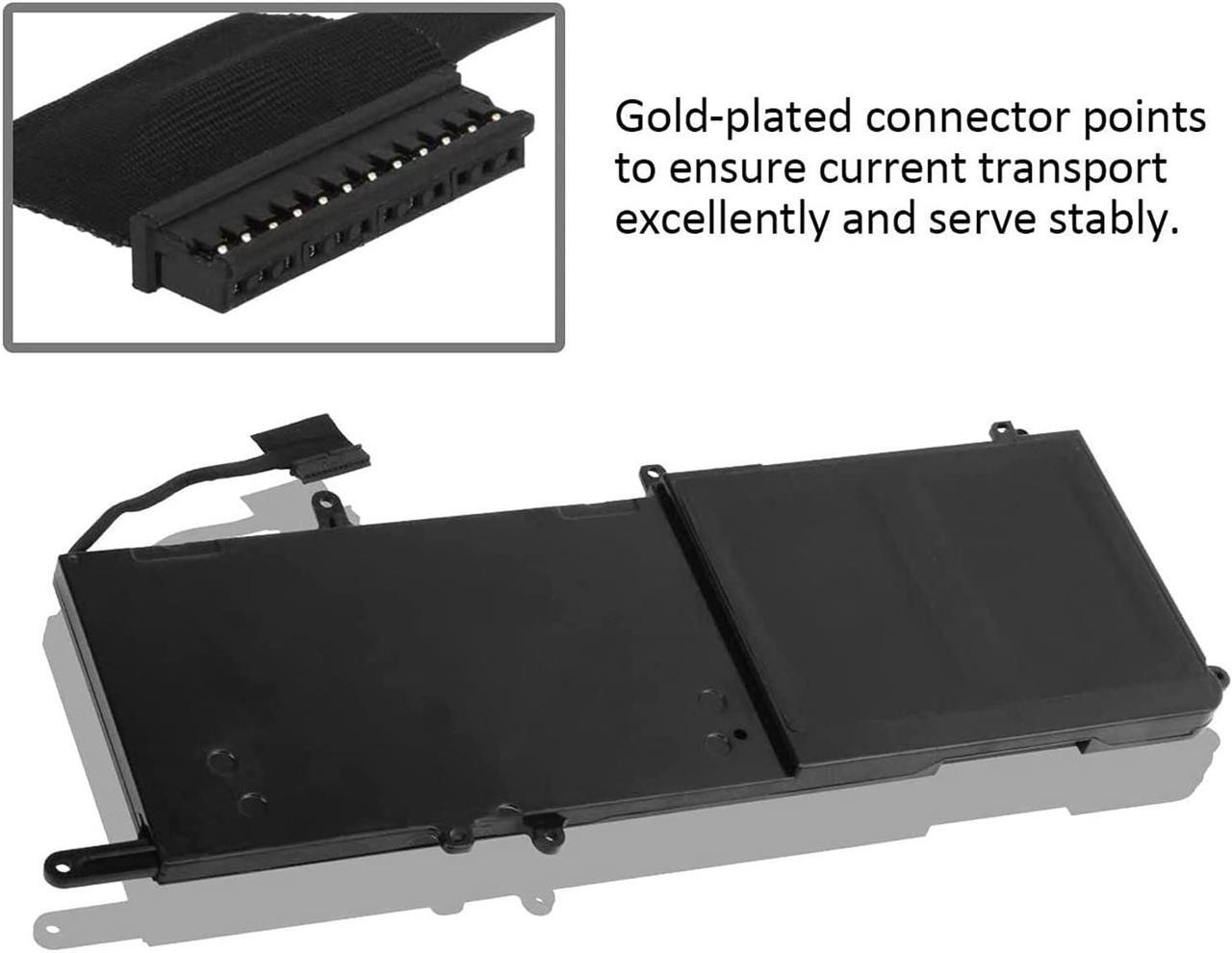 Alt view image 5 of 5 - 9NJM1 0546FF 0HF250 44T2R HF250 MG2YH 0MG2YH 546FF Laptop Battery Replacement for Dell Alienware 15 R3 R4 17 R4 R5 Series (15.2V 68Wh)