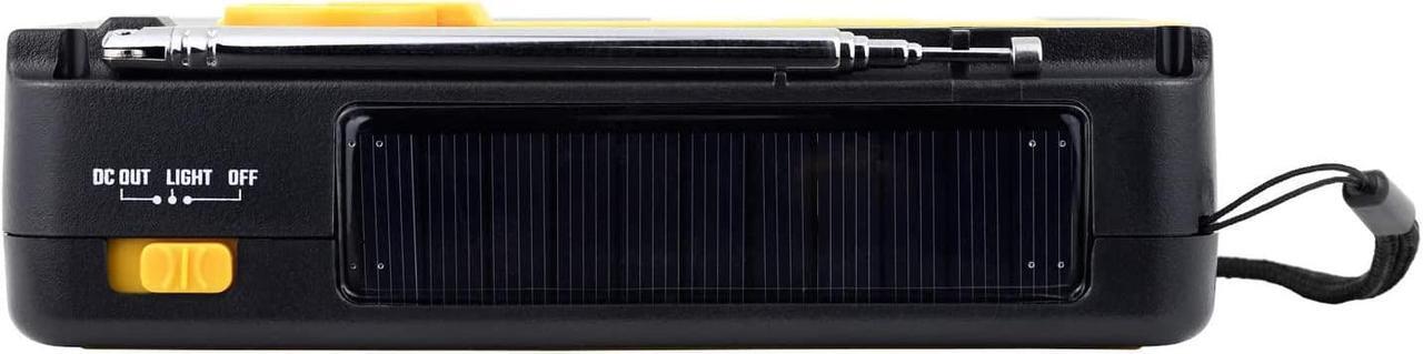 Alt view image 6 of 6 - Kaito Voyager ECO Emergency Radio KA336 AM/FM NOAA Weather Alert 5-Way Powered Solar Crank Radio Receiver with LED Flashlight and USB Mobile Phone Charger