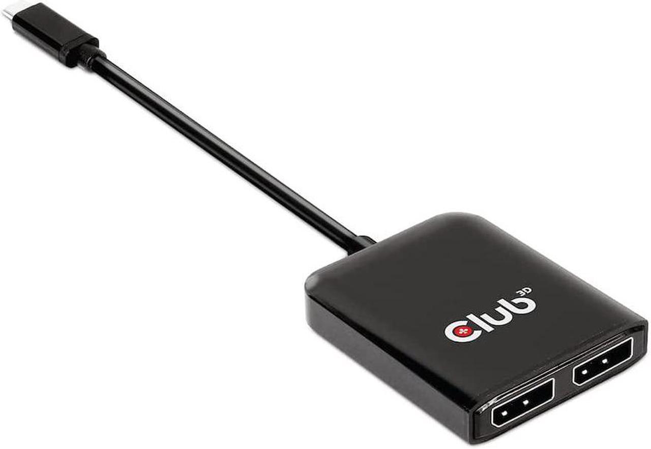 Club 3D CSV-1555 USB3.2 Gen2 Type-C(DP Alt-Mode) to Displayport Dual Monitor 4K 60Hz M/F MST hub