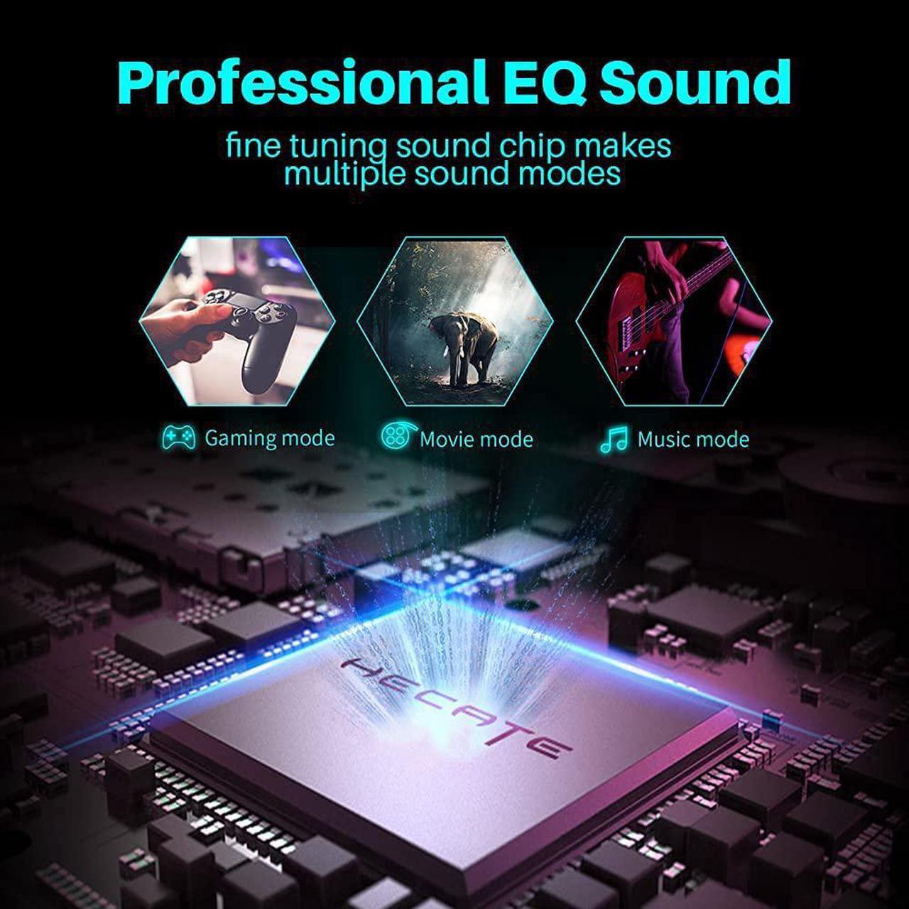 Alt view image 4 of 7 - Edifier G2000 32W PC Computer Speakers for Gaming Desktop PC Laptop Mac Computer Woofer Speakers Bluetooth USB 3.5mm AUX Inputs RGB Lights Multimedia Speakers Pink