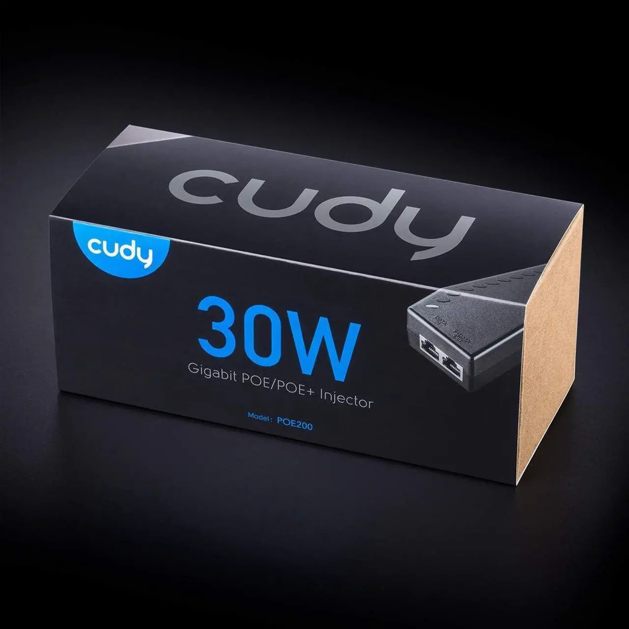 Alt view image 6 of 6 - Cudy POE200 30W Gigabit PoE Injector Adapter, 30W,10/100/1000Mbps RJ-45, IEEE 802.3af / 802.3at Compliant, up to 100 Meters (325 Feet)