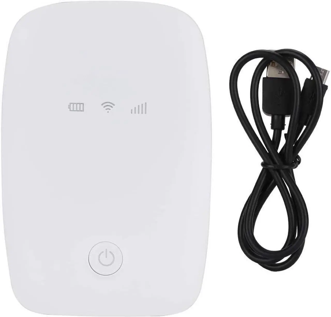 Alt view image 5 of 7 - 4G LTE WiFi Box Portable Wireless WiFi Router 150Mbps Wireless Travel Router 10 WiFi Users + 1 USB User for Tablets, Notebooks, Mobile Phones, etc. (White)