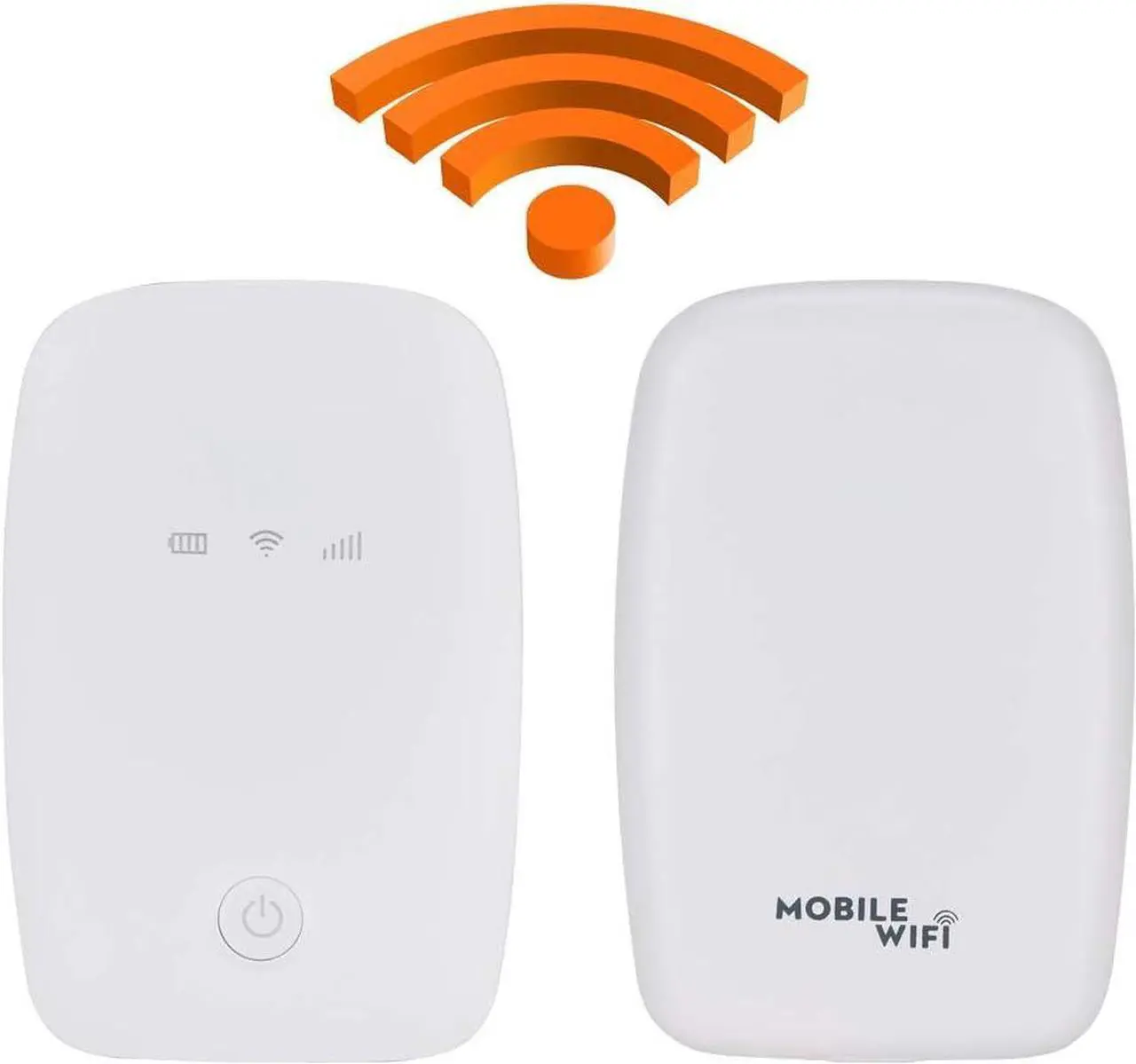 Alt view image 4 of 7 - 4G LTE WiFi Box Portable Wireless WiFi Router 150Mbps Wireless Travel Router 10 WiFi Users + 1 USB User for Tablets, Notebooks, Mobile Phones, etc. (White)