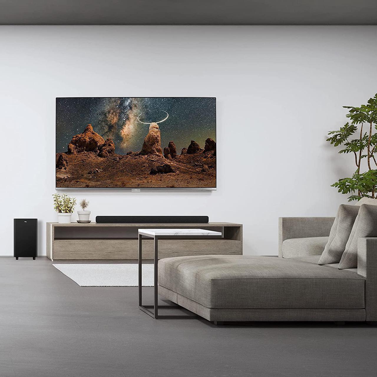 Alt view image 4 of 6 - TCL Alto 8 Plus 3.1.2 Channel Dolby Atmos Smart Sound Bar with Wireless Subwoofer, WiFi, Works w/ Alexa, Google Assistant & Apple Airplay 2, Bluetooth  TS8132, 39-inch, Black
