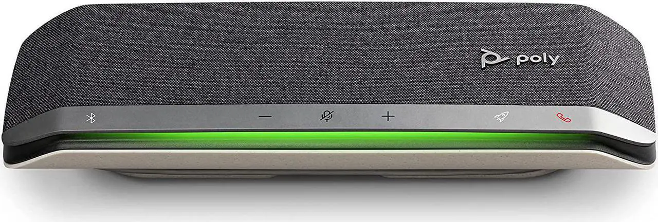 Main image of Poly - Sync 40 Smart Speakerphone (Plantronics) - Flexible Work Spaces - Connect to PC/Mac via Combined USB-A/USB-C Cable and Smartphones via Bluetooth - Works with Teams, Zoom & more,Black