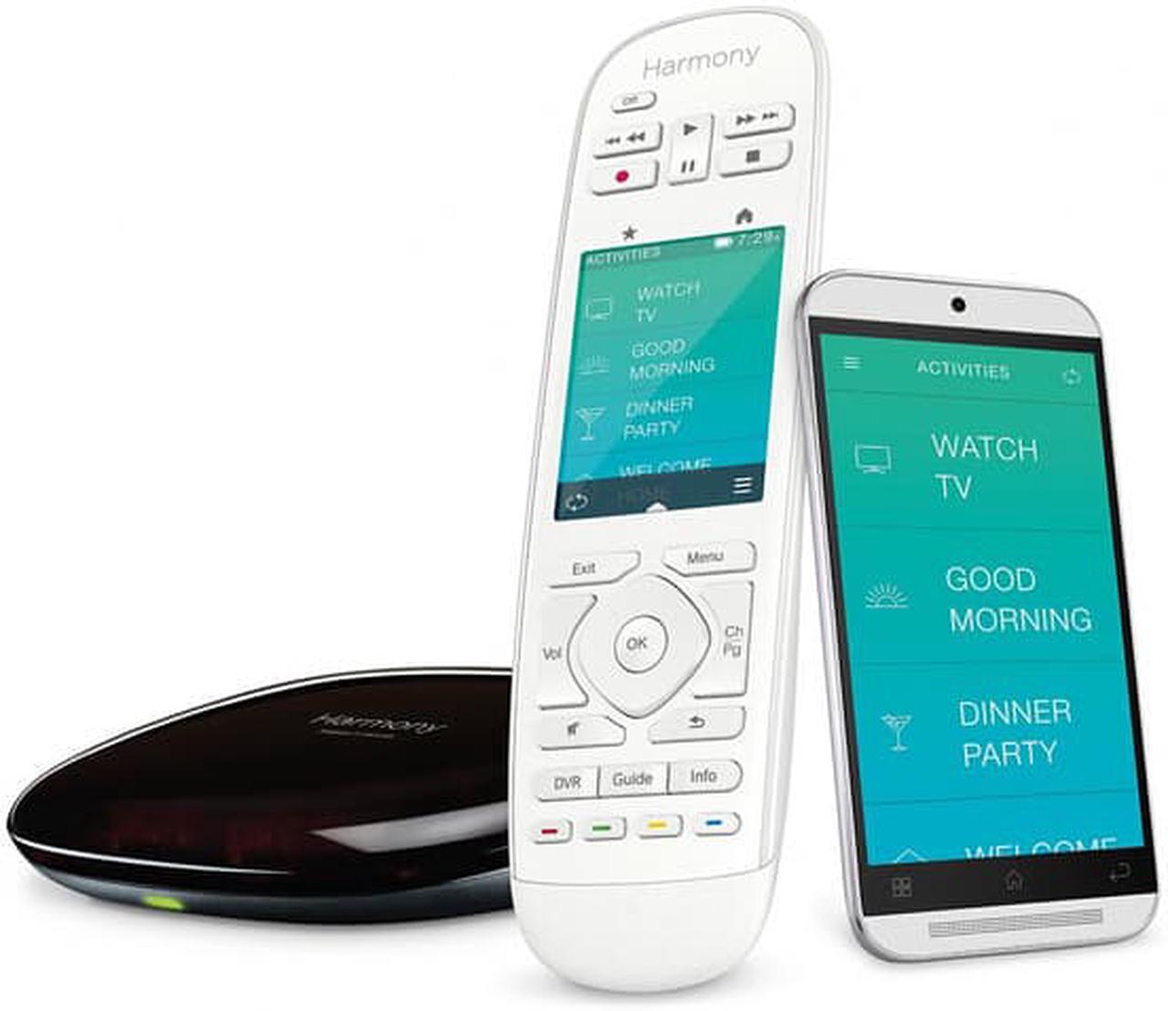 Alt view image 2 of 5 - Logitech 915-000250 Harmony Ultimate Home Touch Screen Remote for 15 Home Entertainment and Automation Devices (White)