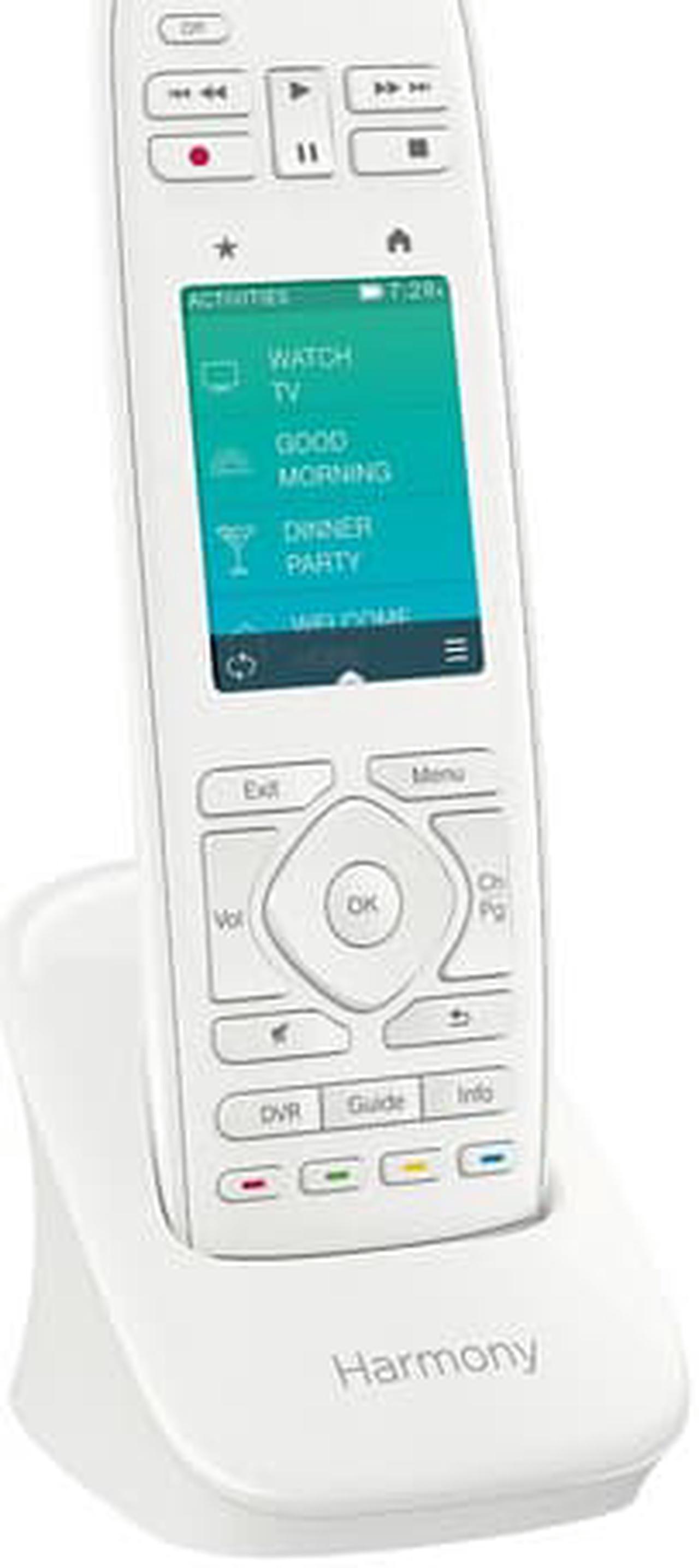 Alt view image 4 of 5 - Logitech 915-000250 Harmony Ultimate Home Touch Screen Remote for 15 Home Entertainment and Automation Devices (White)