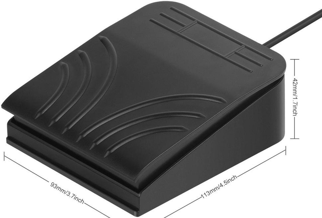 Alt view image 4 of 6 - [Upgraded] iKKEGOL USB Single Foot Pedal Optical Switch Control One Key Program Computer Keyboard Mouse Game Action HID