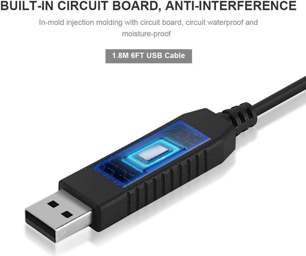 Alt view image 2 of 6 - [Upgraded] iKKEGOL USB Single Foot Pedal Optical Switch Control One Key Program Computer Keyboard Mouse Game Action HID