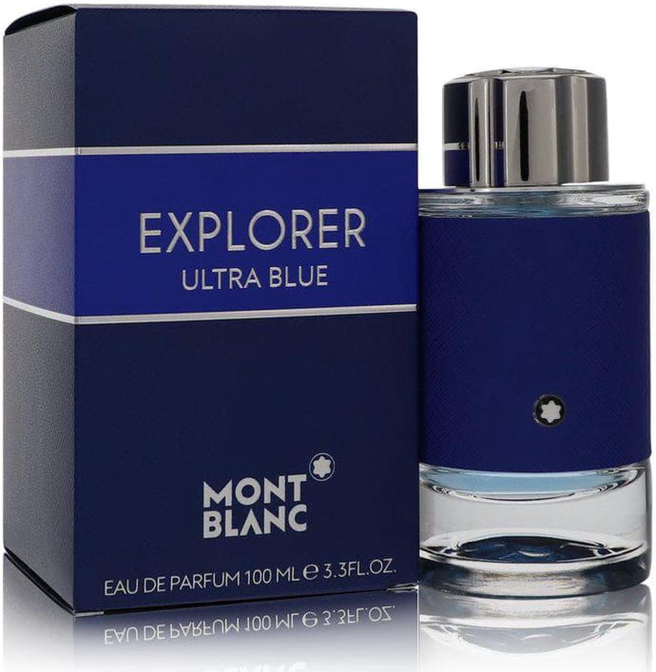 Montblanc Explorer Ultra Blue by Mont Blanc Eau De Parfum Spray 3.3 oz for Men