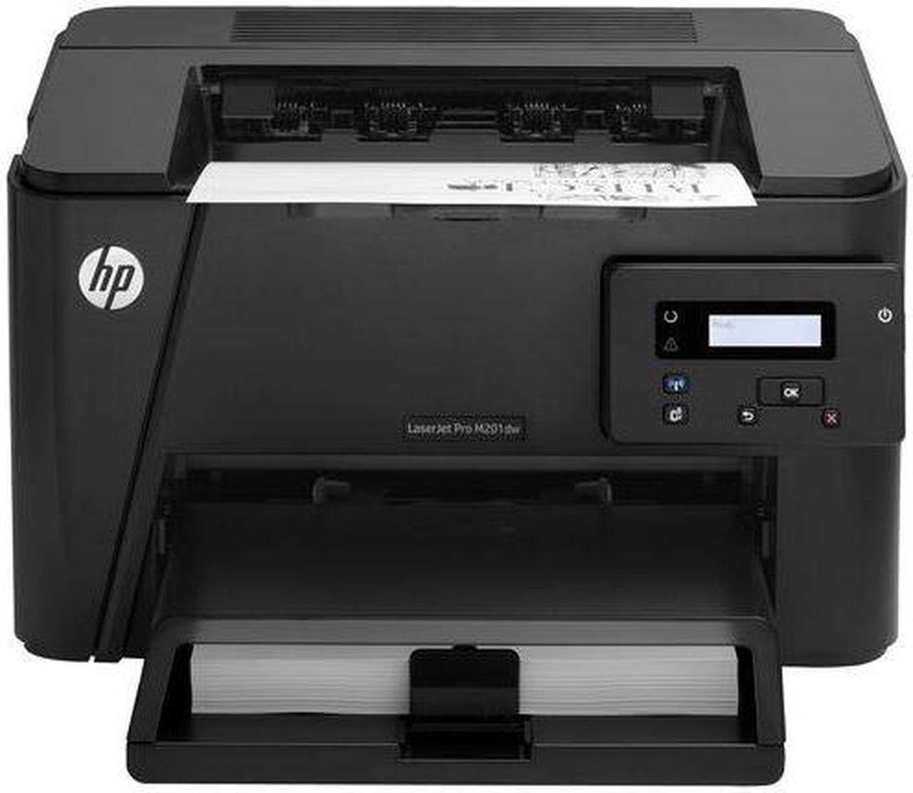 Alt view image 3 of 6 - HP LaserJet Pro M201dw Laser Printer - Monochrome - 1200 x 1200 dpi Print - Plain Paper Print - Desktop