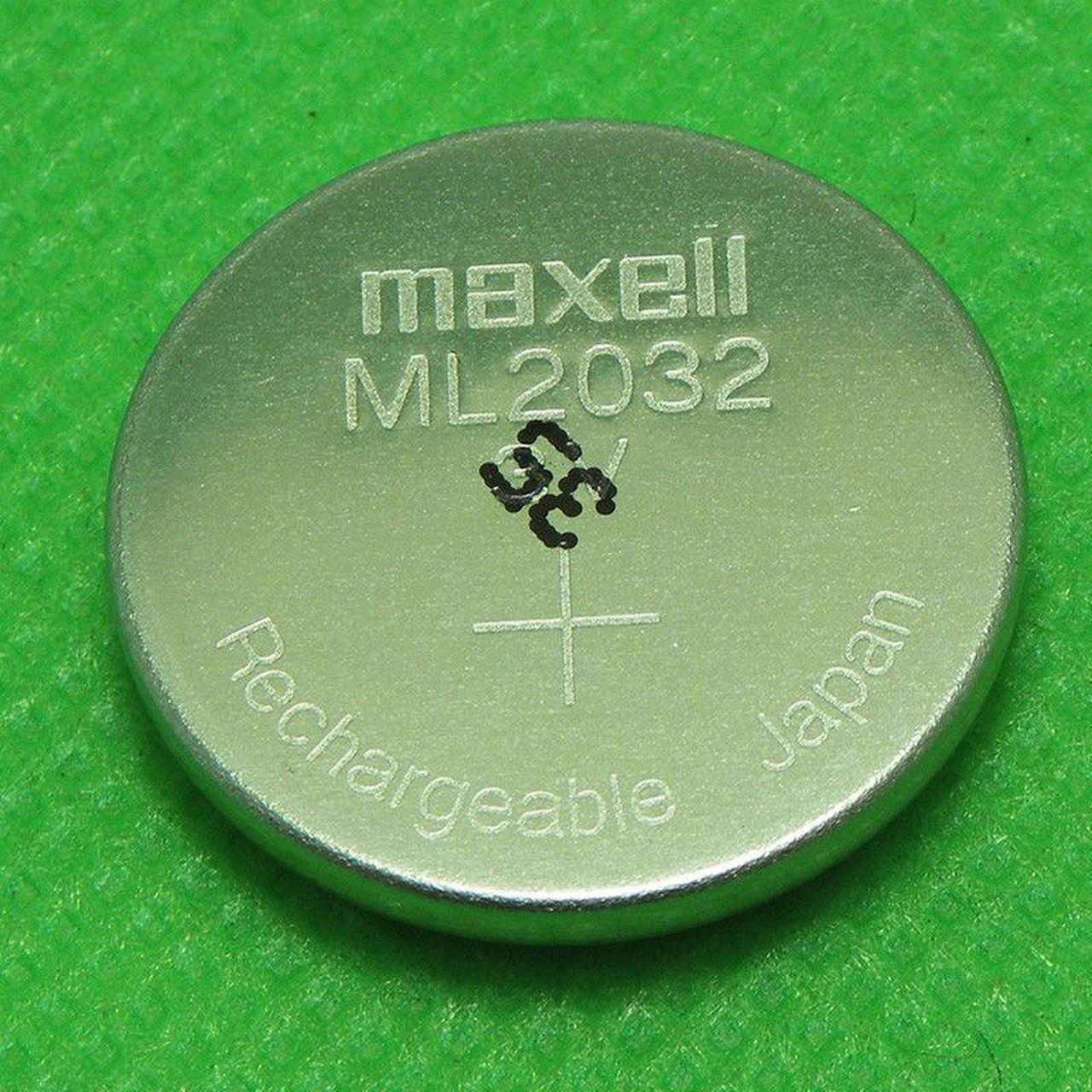 MAXELL ML2032 ML 2032 RECHARGEABLE 3V BUTTON COIN CELL CMOS BATTERY