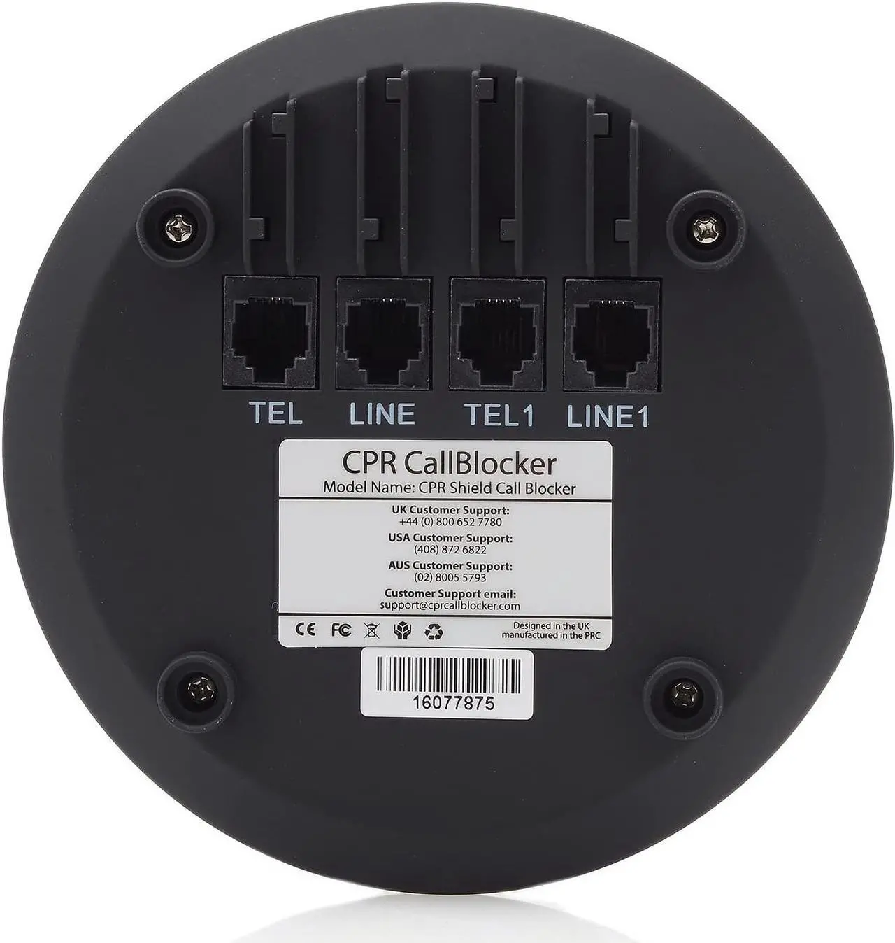 Alt view image 4 of 6 - CPR Call Blocker for Landline Phones, Shield, Block 2000 Known Robocalls and 1500 Additional Unwanted Calls at a Touch of a Button, Black