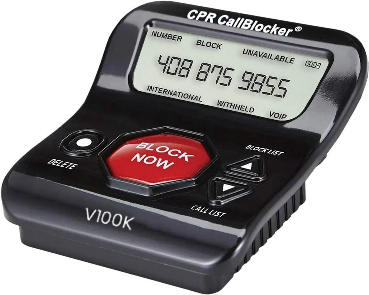 Main image of CPR V100K Call Blocker for Landline Phones  Stop All Unwanted Calls at a Touch of a Button - Join Over 1 Million Satisfied Customers