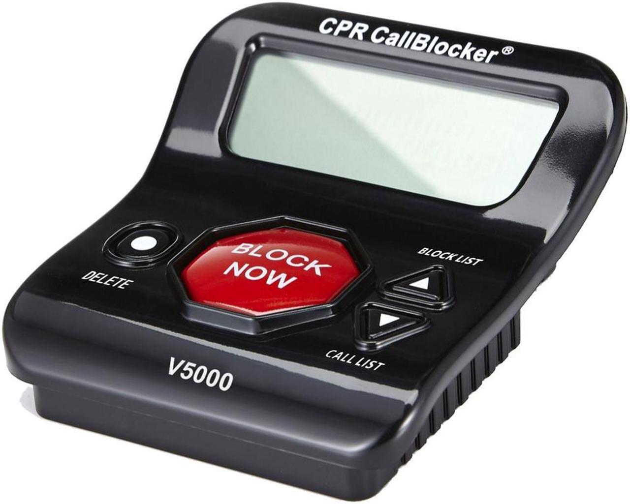 Main image of CPR V5000 Landline Call Blocker, Block 5000 Known and 1500 Additional Scam Robocall. Block All Robocalls, Political Calls, Private Calls at a Touch of a Button