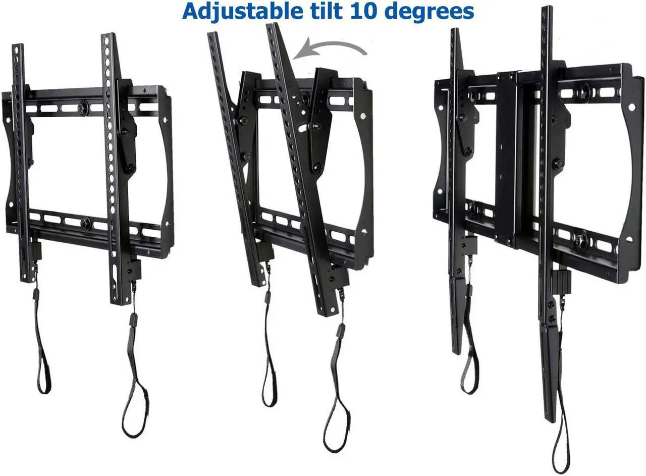 Alt view image 6 of 7 - VideoSecu Tilt TV Wall Mount for Most Vizio Sharp LG Samsung 32" to 85" LCD LED Plasma UHD 4K HDTV Flat Panel Screen Display with VESA 700x400mm, Load 165lbs BXM