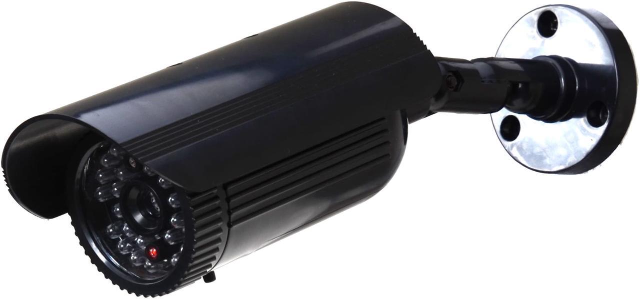 Alt view image 2 of 4 - VideoSecu Dummy Surveillance Camera Fake Infrared IR LED Light CCTV Home Security Bullet with Blinking Flashing Light Indoor BZX