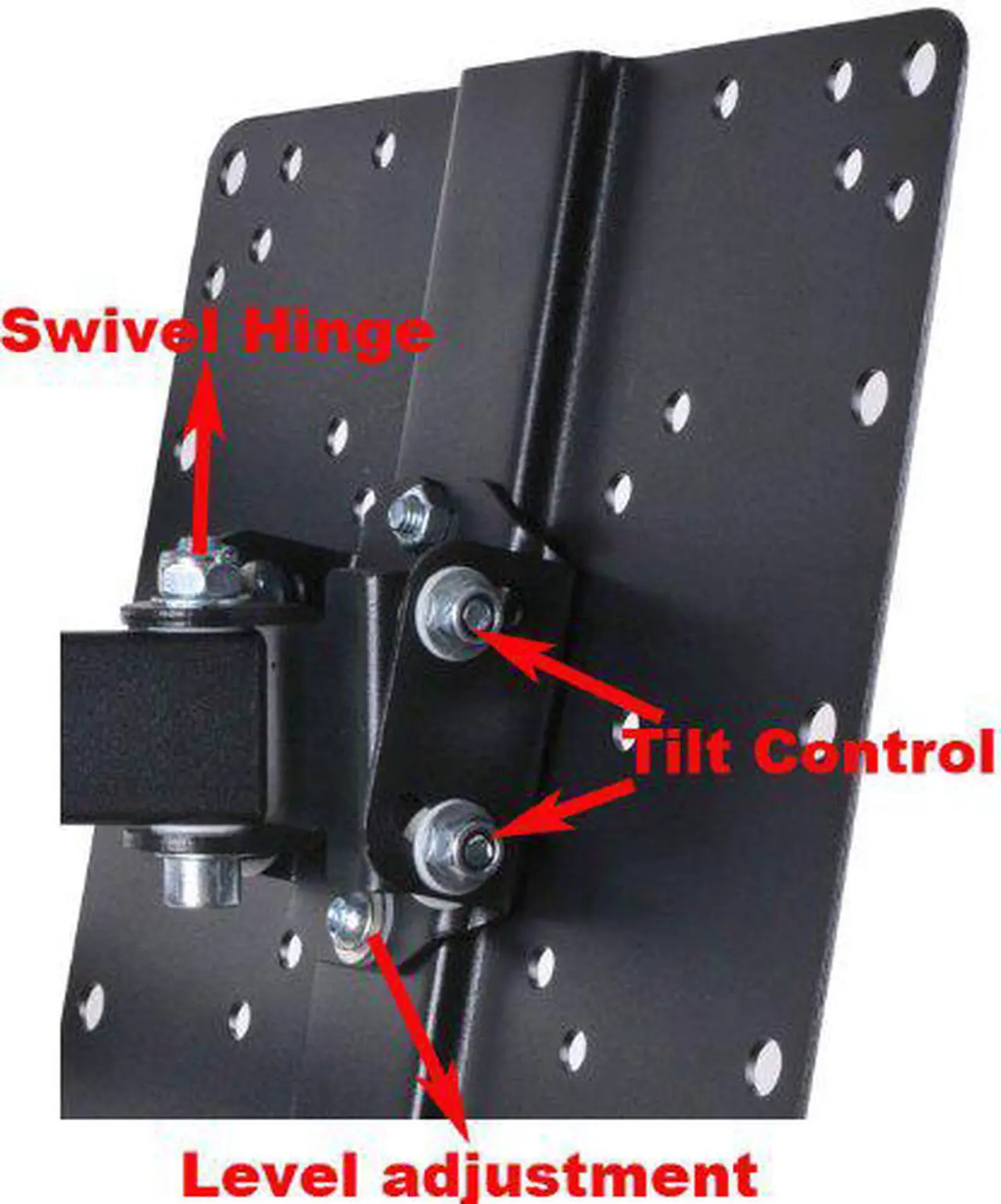 Alt view image 3 of 8 - VideoSecu Tilt Swivel TV Wall Mount for Toshiba 29 32 39 40 inch 29L1350U 32L1400U 32L2400U 32L1350U 39L4300U 40E220U 40L1400U 40L3400U LCD LED Monitor TV Mount Bracket, VESA 200x200/ Heavy Duty B65