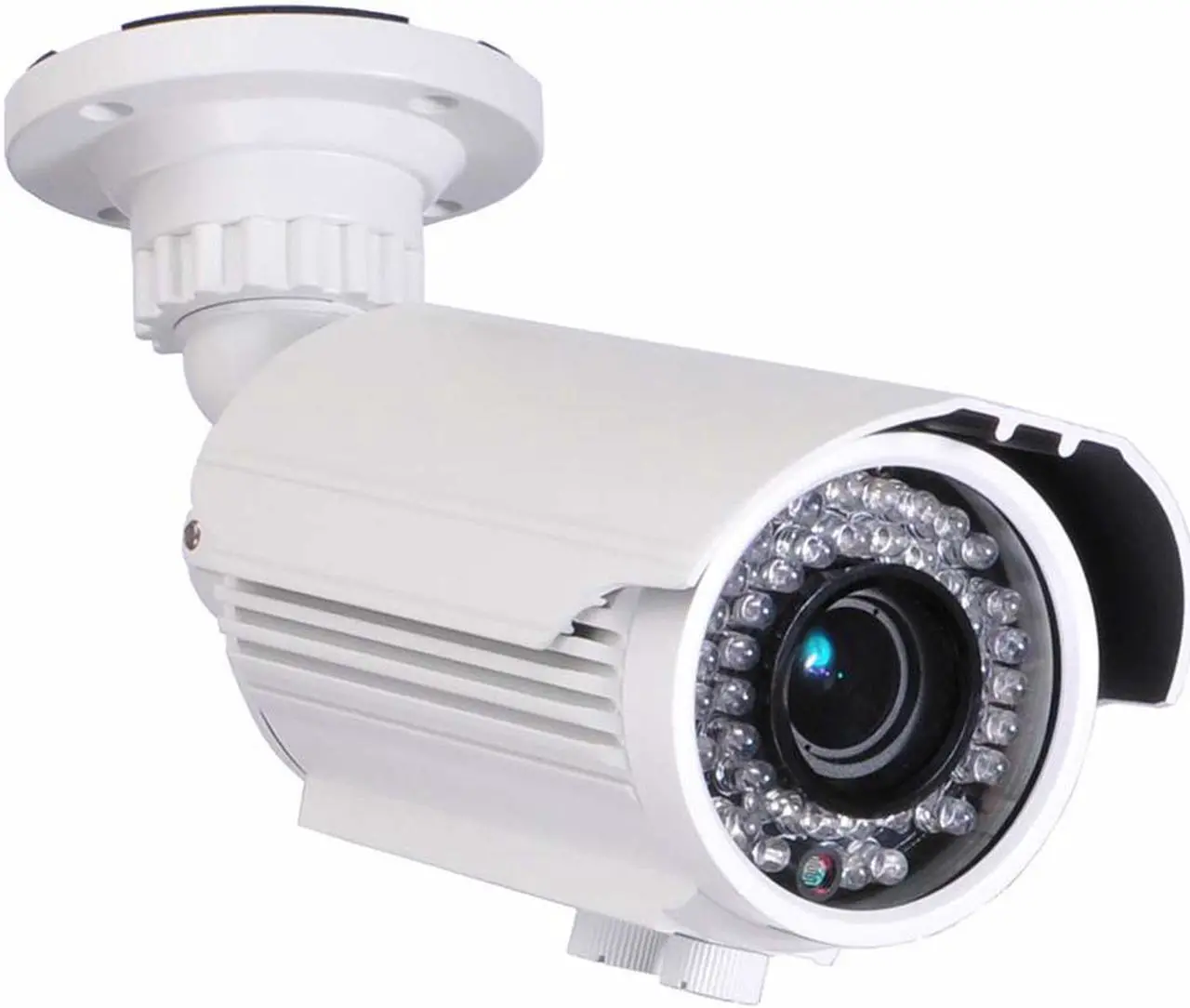 Alt view image 2 of 5 - VideoSecu 4 Pack Outdoor Weatherproof Indoor Security Camera Built-in 1/3 inch Sony CCD Effio IR Day Night Vision 700TVL 42 LEDs 4 - 9mm Varifocal with 4 Power Supply for CCTV Surveillance CMN