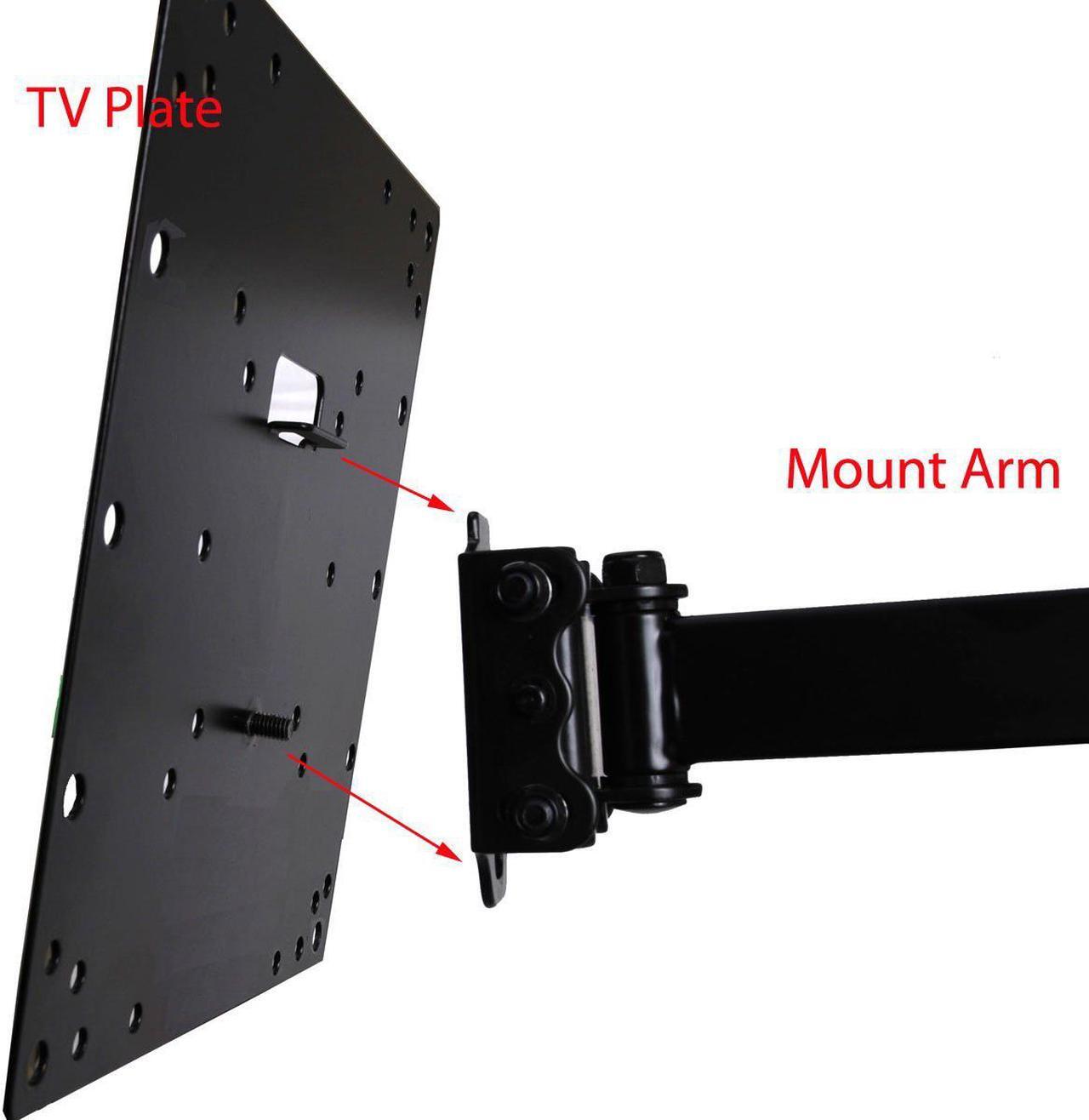 Alt view image 4 of 6 - VideoSecu Tilt Swivel TV Wall Mount for VIZIO 22 24 26 28 29 32 37 39 40 42 inch E420d-A0 E420i-A0 E420i-A1 E420I-B0 E421VO E422VLE LCD LED HDTV Articulating TV Monitor Mount Bracket AB4
