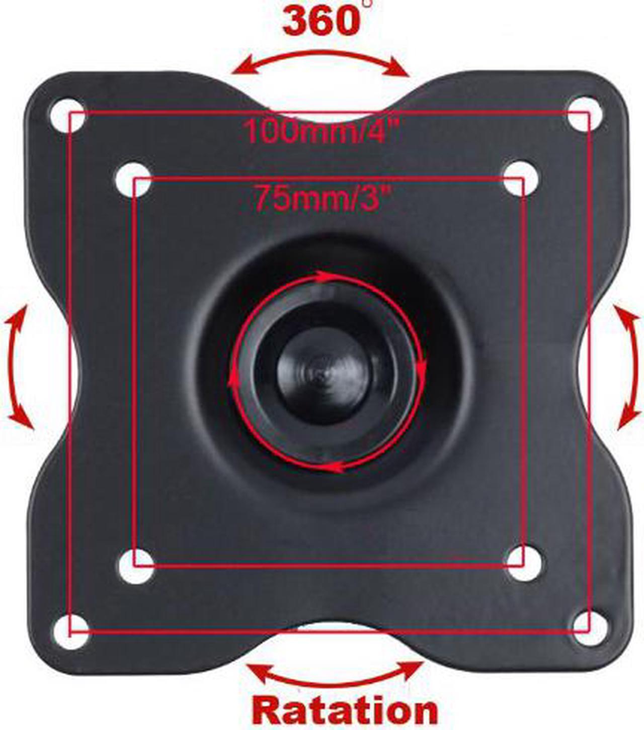 Alt view image 3 of 5 - VideoSecu Tilt Swivel Rotate TV Monitor Wall Mount for most 19 20 23 24 25 27 29 inch LCD LED HDTV UHD, Heavy Duty TV Bracket with VESA 75x75/100x100mm W27