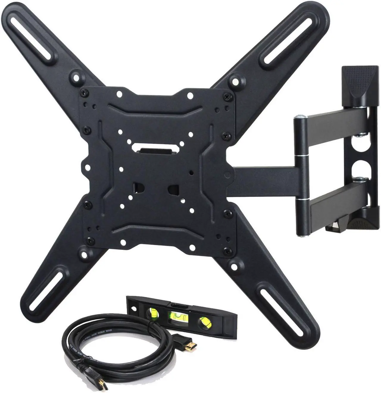 Main image of VideoSecu Articulating Arm Full Motion Tilt Swivel TV Wall Mount for most 26-55" LCD LED Vizio D50u-D1 P502ui-B1E D55U-D1 M55-D0 Sansui SLED5018 SLED5516, VESA 400x400/ 300x300/ 200x200 BJZ