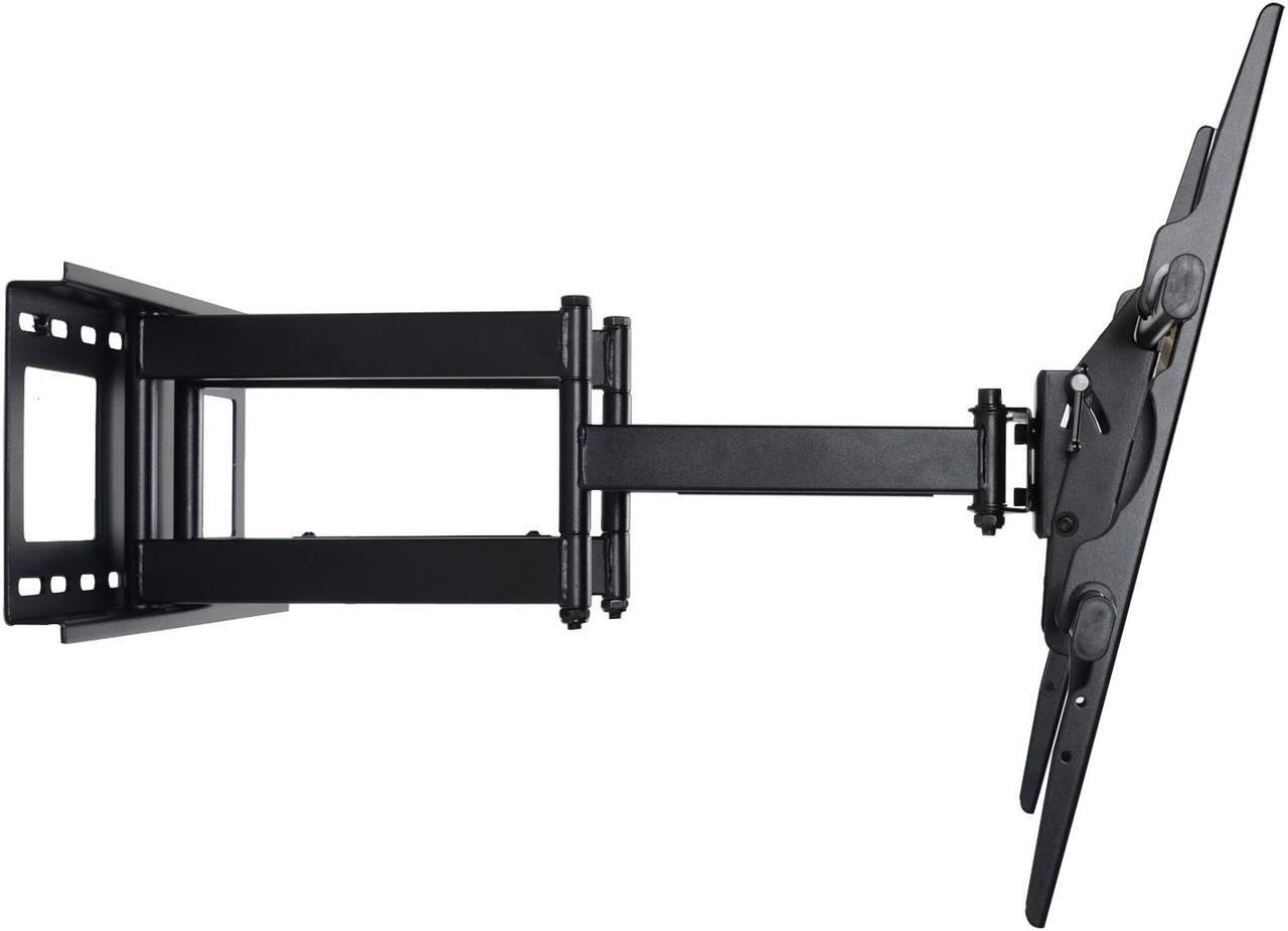 Alt view image 4 of 7 - VideoSecu Tilt Swivel Articulating Dual Arm Full Motion TV Wall Mount Bracket for most 40-70" LCD LED Plasma 3D HDTV with loading 165lbs, Max VESA 684x400mm/ Cable Management/ Free 10ft HDMI Cable A37