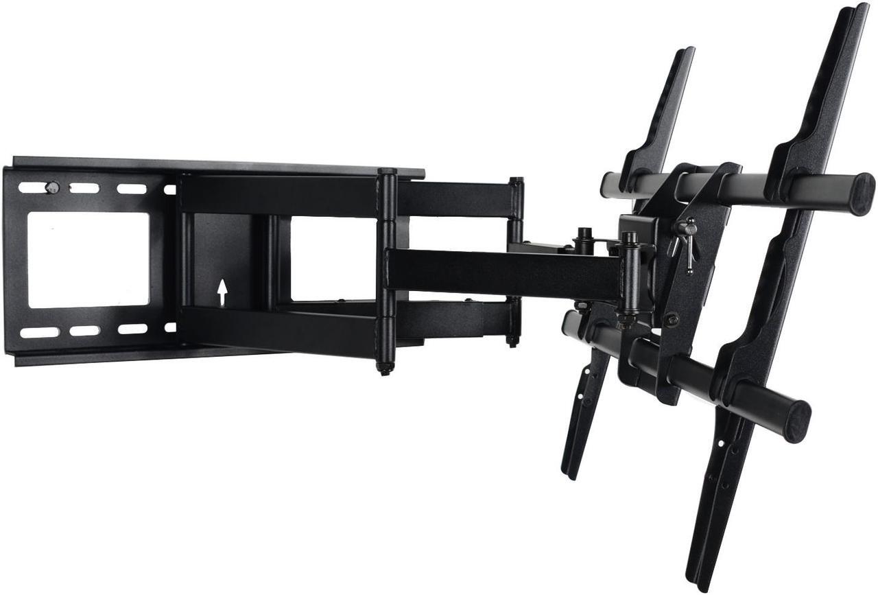 Alt view image 6 of 7 - VideoSecu Tilt Swivel Articulating Dual Arm Full Motion TV Wall Mount Bracket for most 40-70" LCD LED Plasma 3D HDTV with loading 165lbs, Max VESA 684x400mm/ Cable Management/ Free 10ft HDMI Cable A37