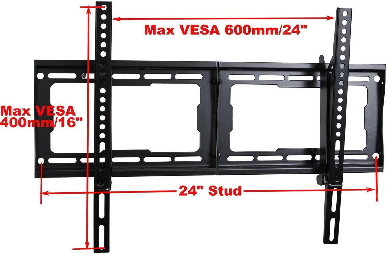 Alt view image 3 of 5 - VideoSecu Tilt TV Wall Mount for most Sharp 39 40 42 48 50 60 70 inch LCD LED Plasma HDTV LC-39LE440U LC-50LE442U LC-55LE643U LC-60UQ17U LC-60C6600U LC-60EQ10U LC-60LE644U LC-60SQ15U BG3