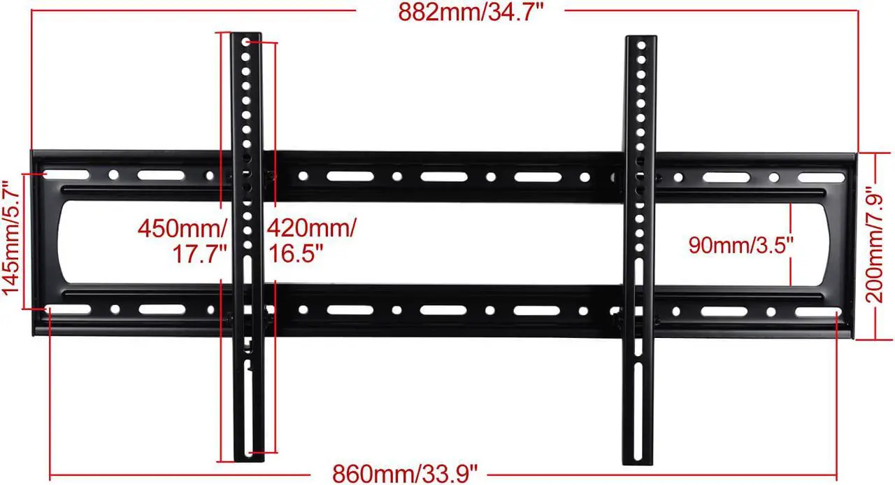 Alt view image 5 of 7 - VideoSecu Tilt TV Wall Mount for Sony 65 70 75 77 78 79 80 84 85 inch LCD LED Plasma KDL-46R453A KDL-47W802A KDL-55W802A KDL-55W900A KDL-60R520A XBR-65X900B XBR-65X950B KDL-70R520A wti