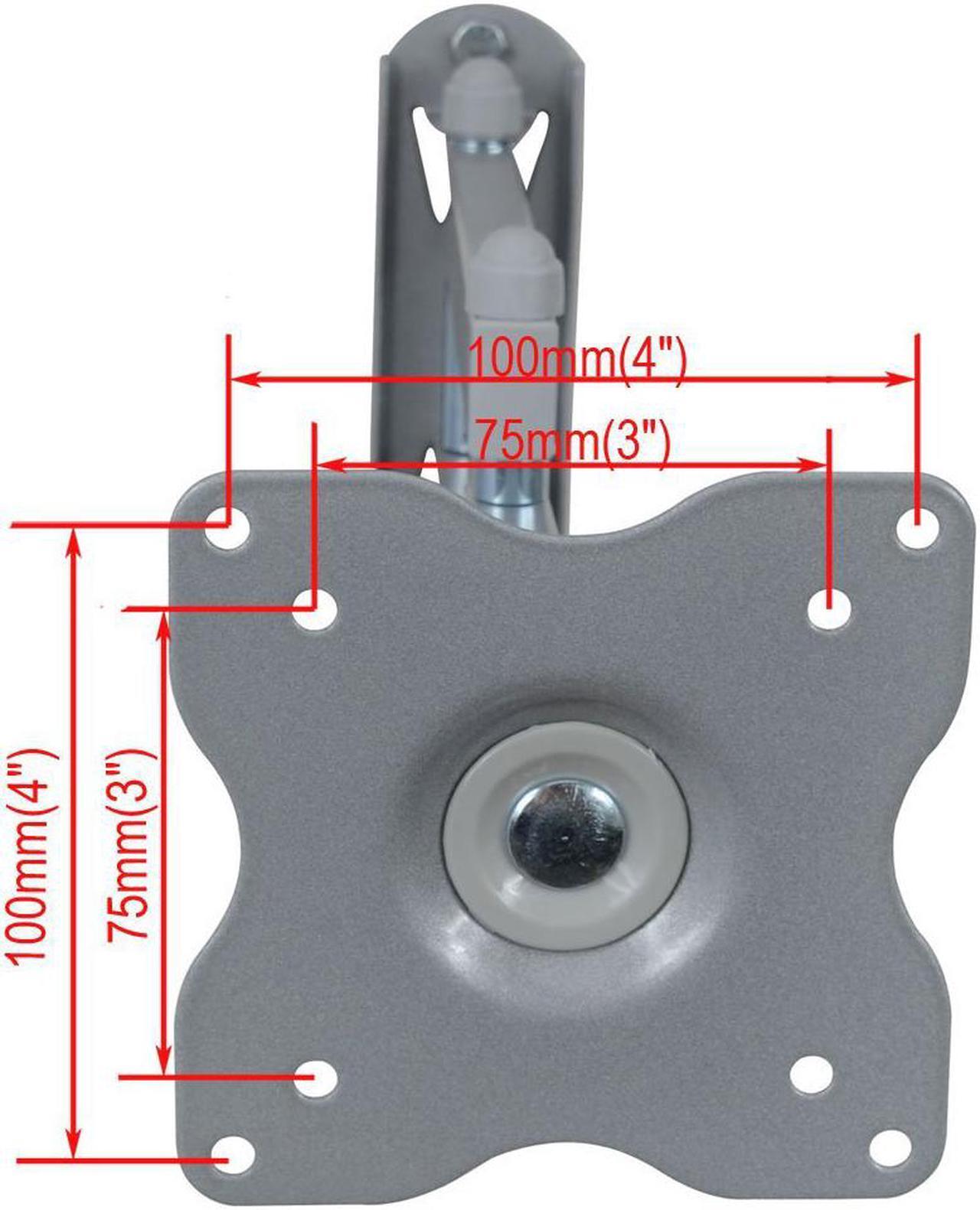 Alt view image 5 of 7 - VideoSecu Full Motion Tilt Swivel TV Monitor Wall Mount Swing Arm Bracket for Toshiba 19 20 22 24 26 27 28 inch LED LCD 19LV505 19LV506 19AV500U 19AV501U 19AV51U 24D1633DB 24W1633DB BA2
