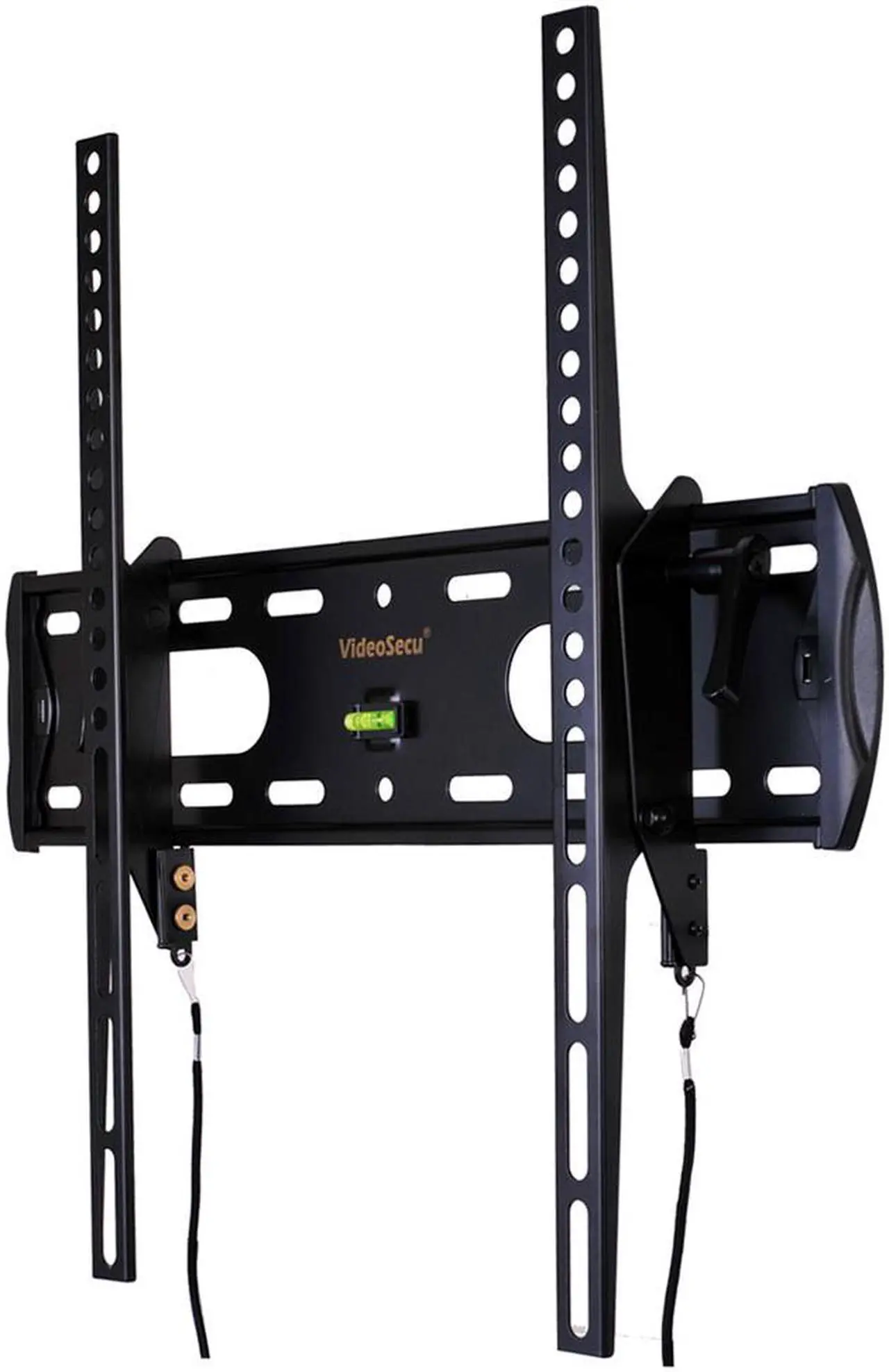 Main image of VideoSecu LCD LED UHD Tilt TV Wall Mount Bracket for 24 26 27 28 32 37 39 40 42 43 46 47 48 50" Plasma 3D HDTV Flat Panel Screen with Max VESA 400x400mm, Loading 55lbs MN1