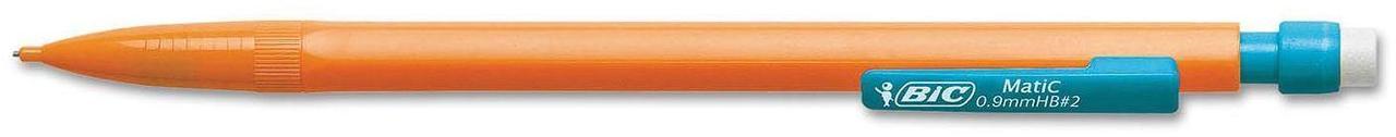 Alt view image 8 of 20 - BIC MPLWP241 Mechanical Pencil With Pocket Clip #2 Pencil Grade - 0.9 mm - Assorted Lead - Assorted Barrel - 24 / Pack