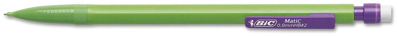 Alt view image 7 of 20 - BIC MPLWP241 Mechanical Pencil With Pocket Clip #2 Pencil Grade - 0.9 mm - Assorted Lead - Assorted Barrel - 24 / Pack